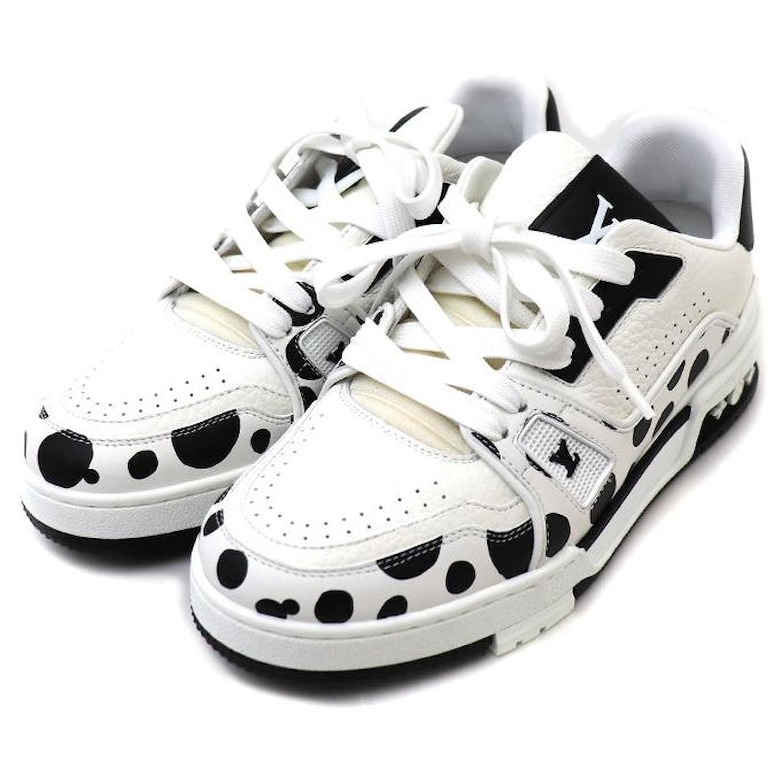 Louis Vuitton × YK LV Trainer Line Leather Sneakers Limited  ref.1745492