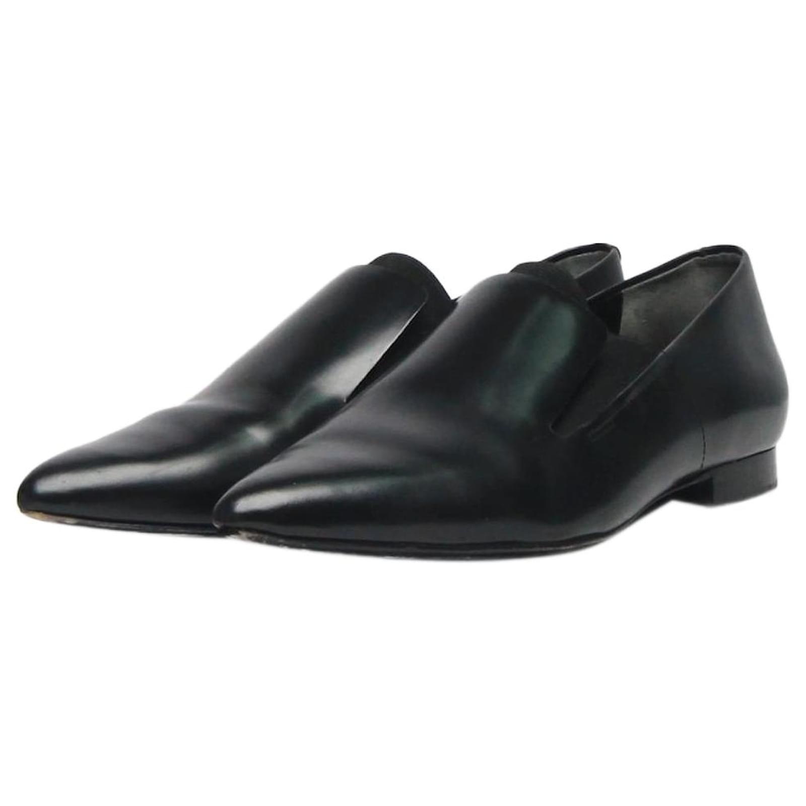 Alexander Wang Black leather pointed-toe shoes - size EU 36 Polyamide  ref.1636468