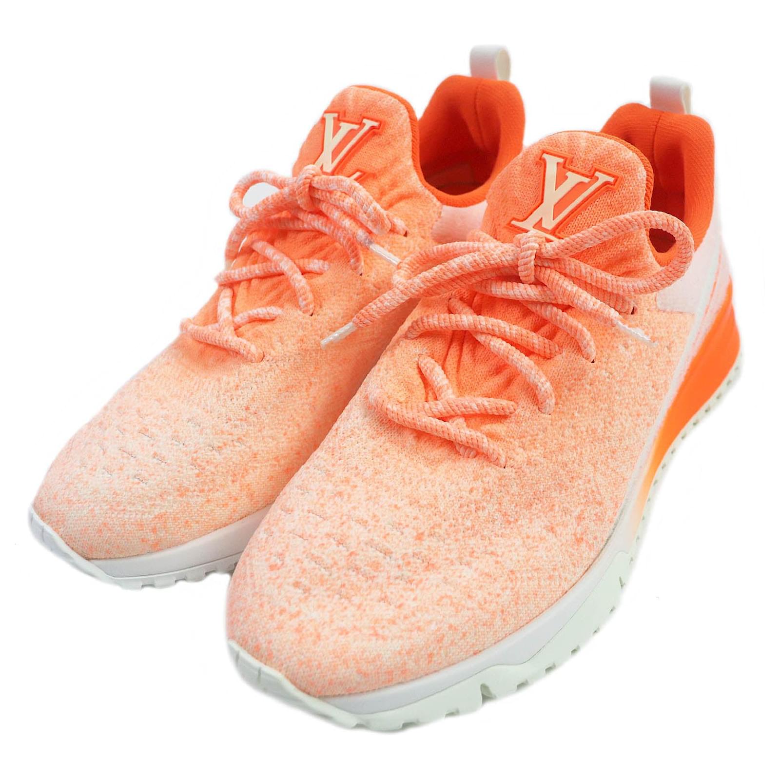 Louis Vuitton VNR Logo Running Shoes Neon Orange  ref.1703133