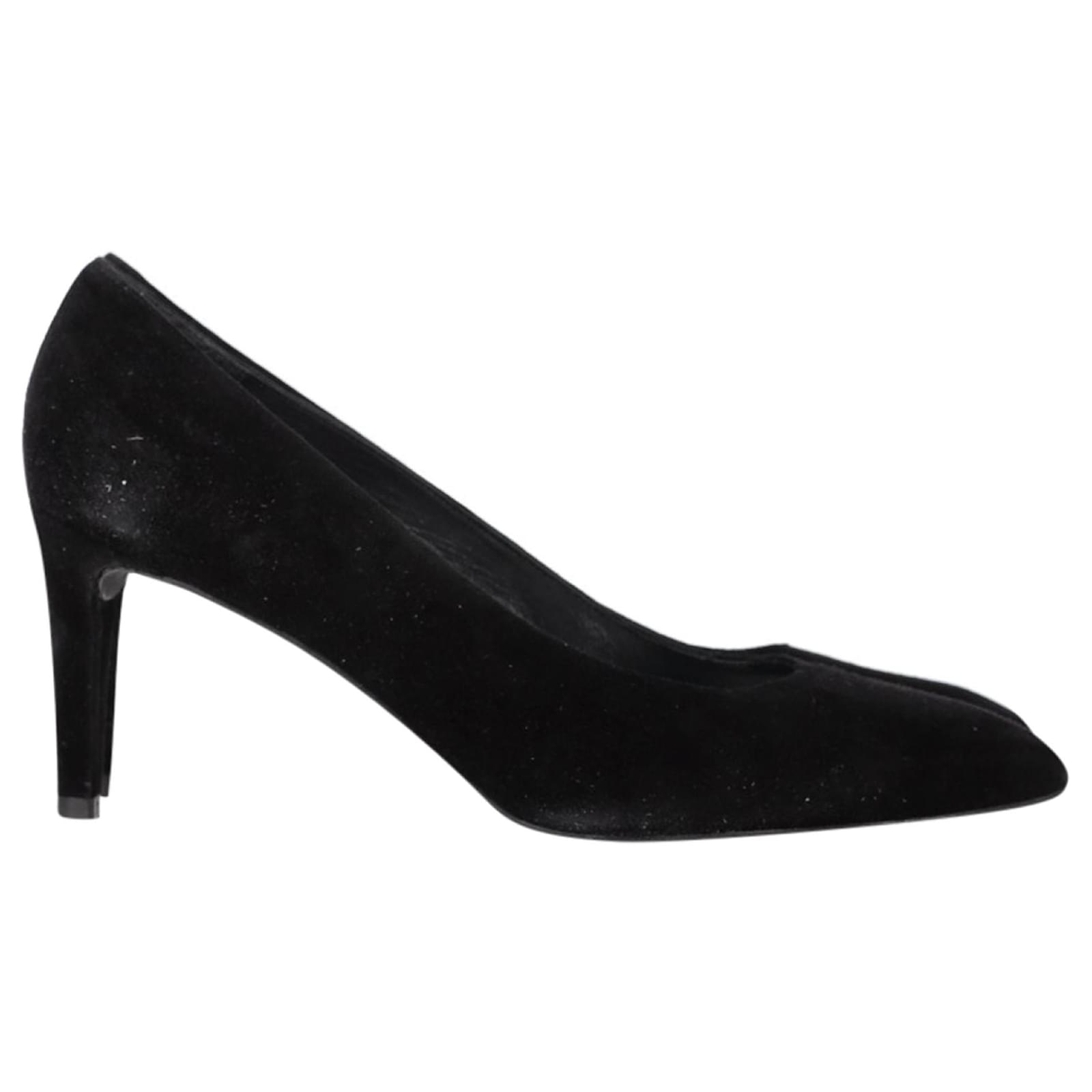  Stuart Weitzman x Russell & Bromley Pumps in Black Suede  ref.1990039
