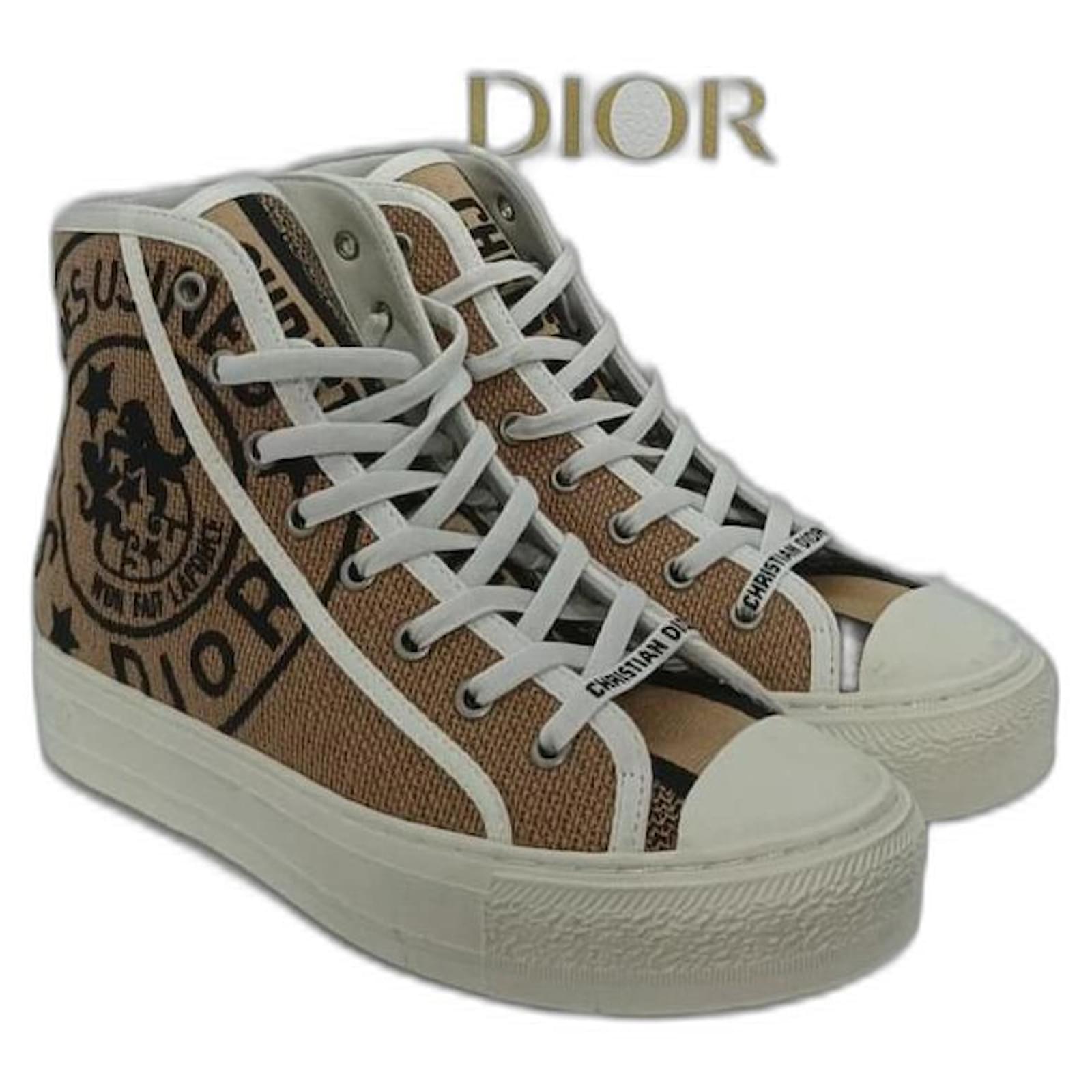 Christian Dior B 23 Beige Cotton  ref.2275472