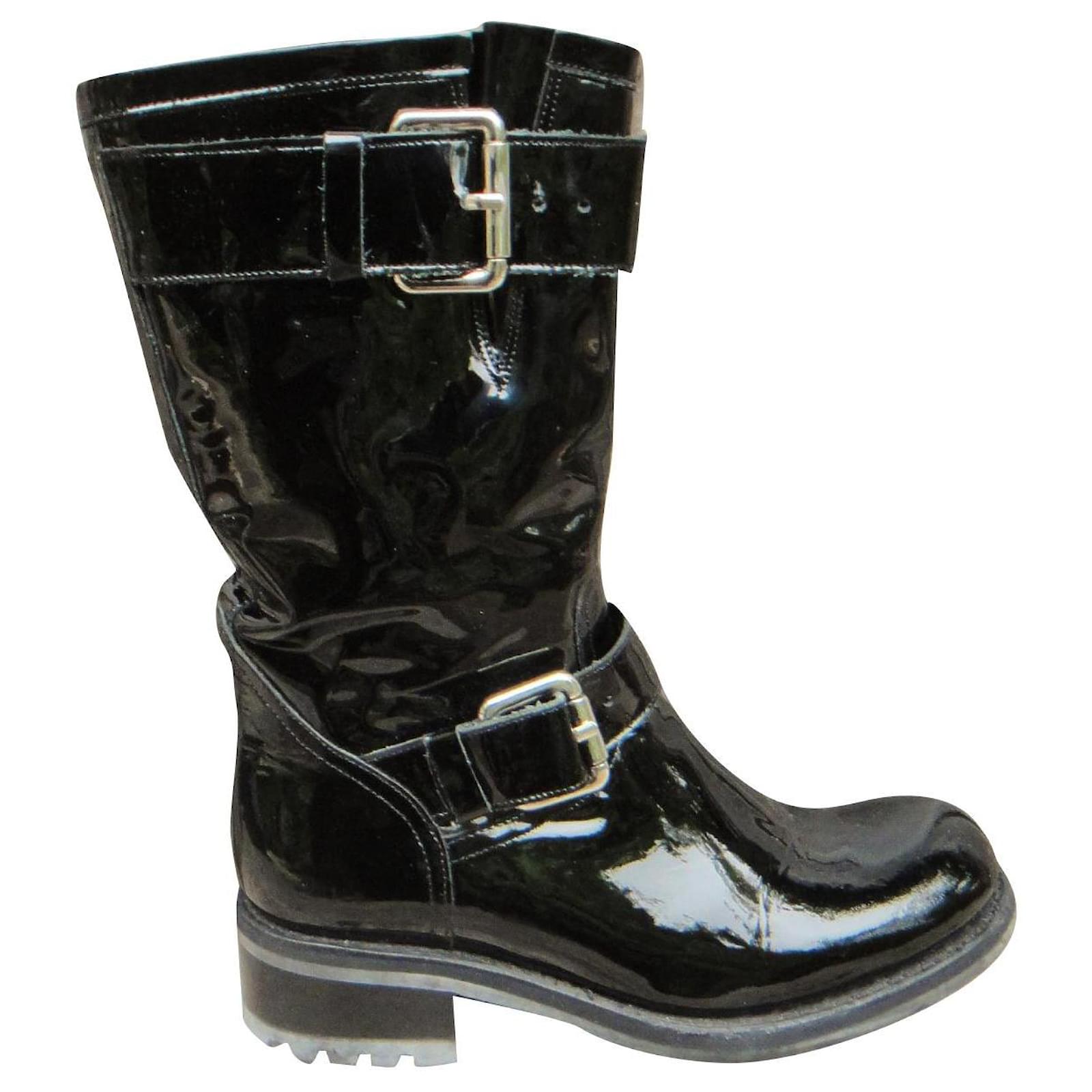 Free Lance p boots 35,5 Black Varnish  ref.543241