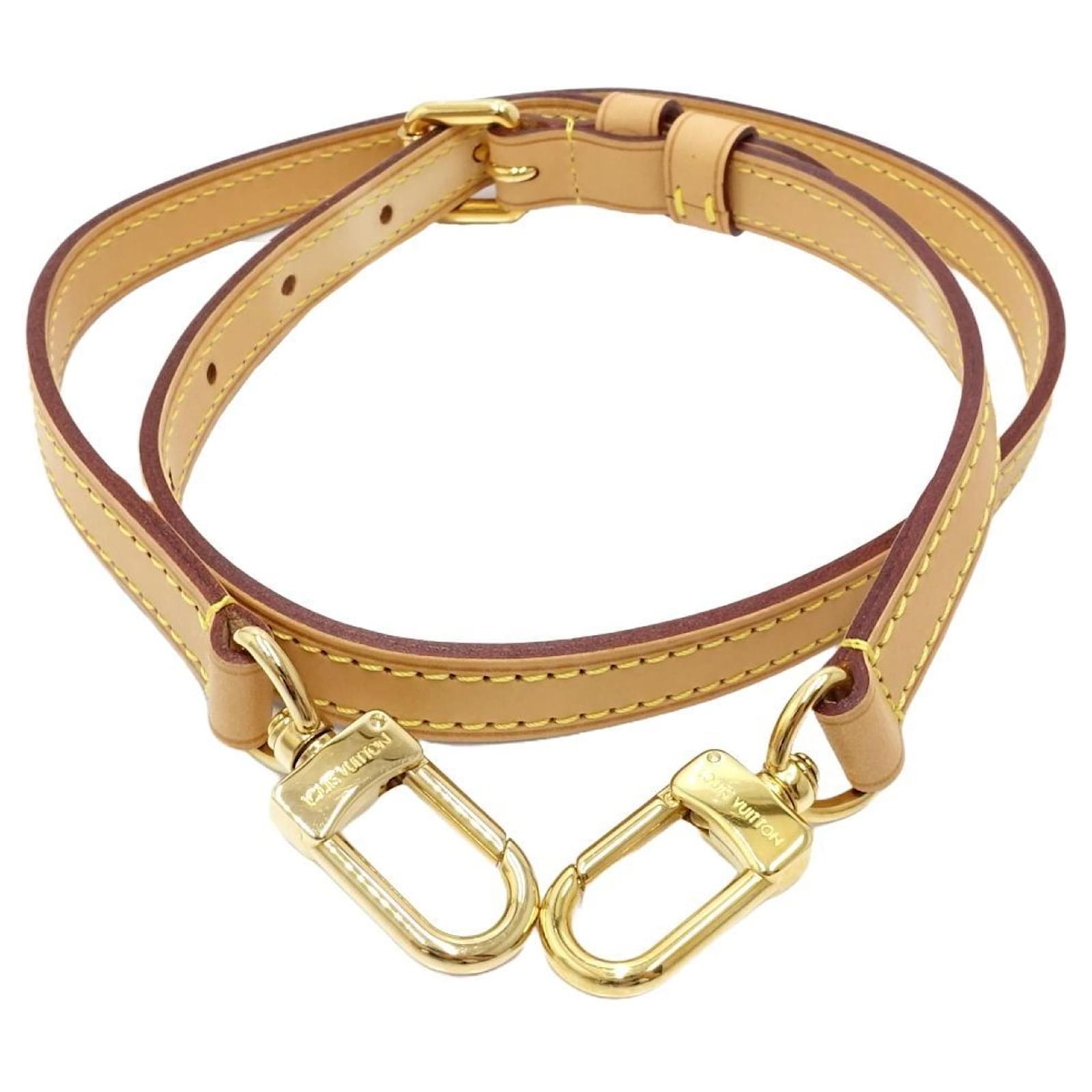 Louis Vuitton Beige Leather Shoulder Strap  ref.2253696