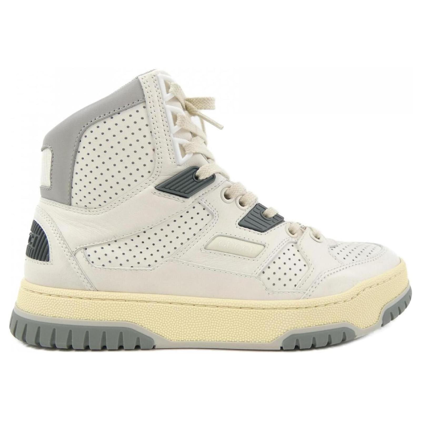 Gucci Beige and White Sneakers  ref.2100273