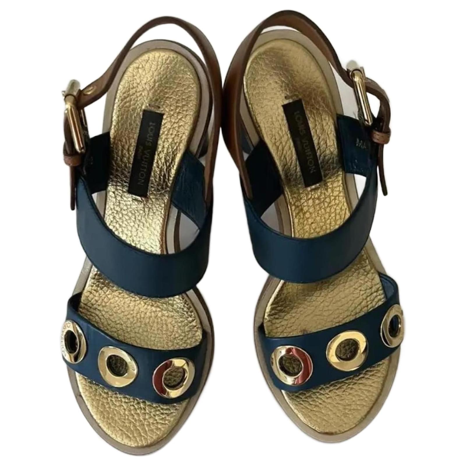 Louis Vuitton Sandals Multiple colors Leather  ref.2240590