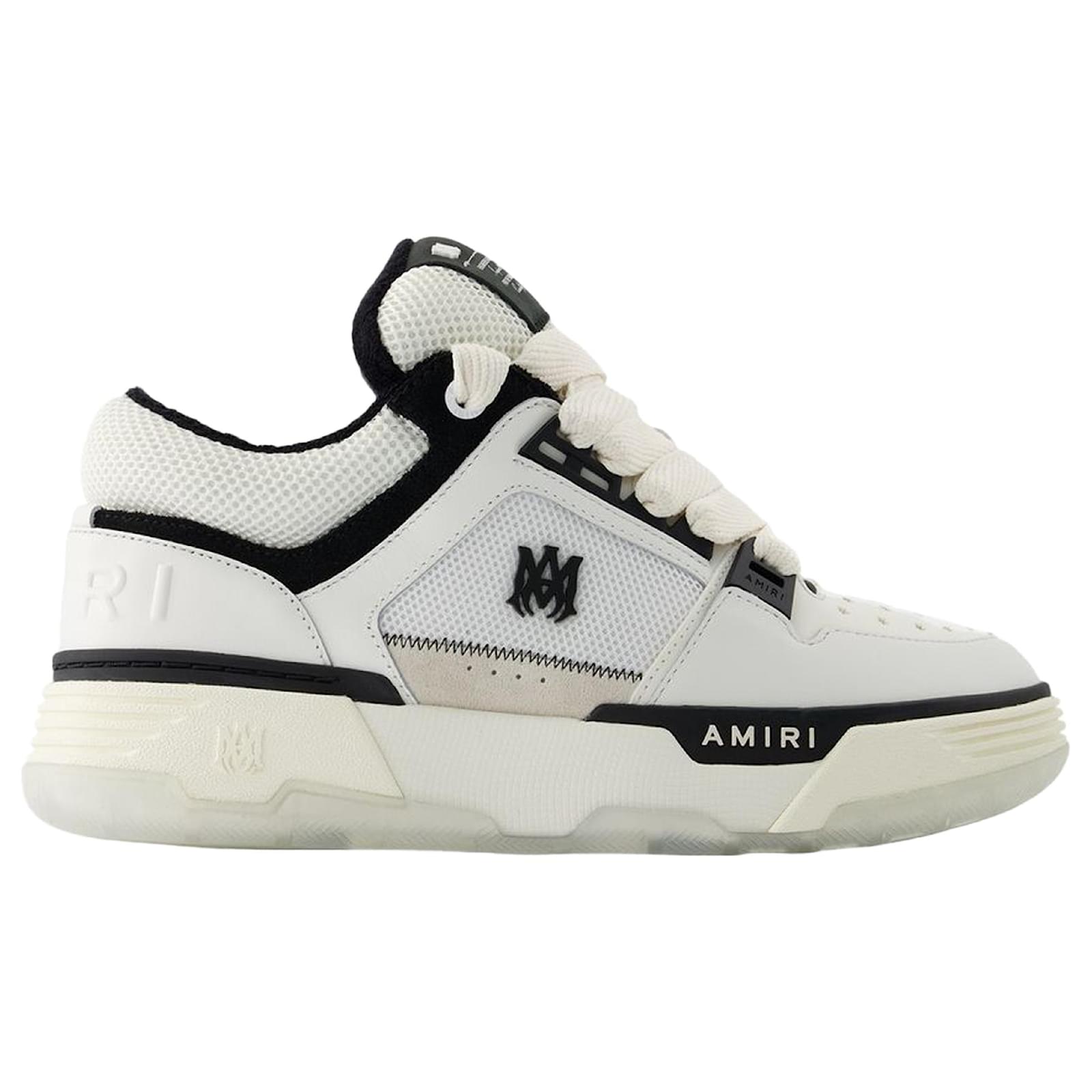 Ma-1 Sneakers - Amiri - Leather - White/Black Synthetic  ref.2241804