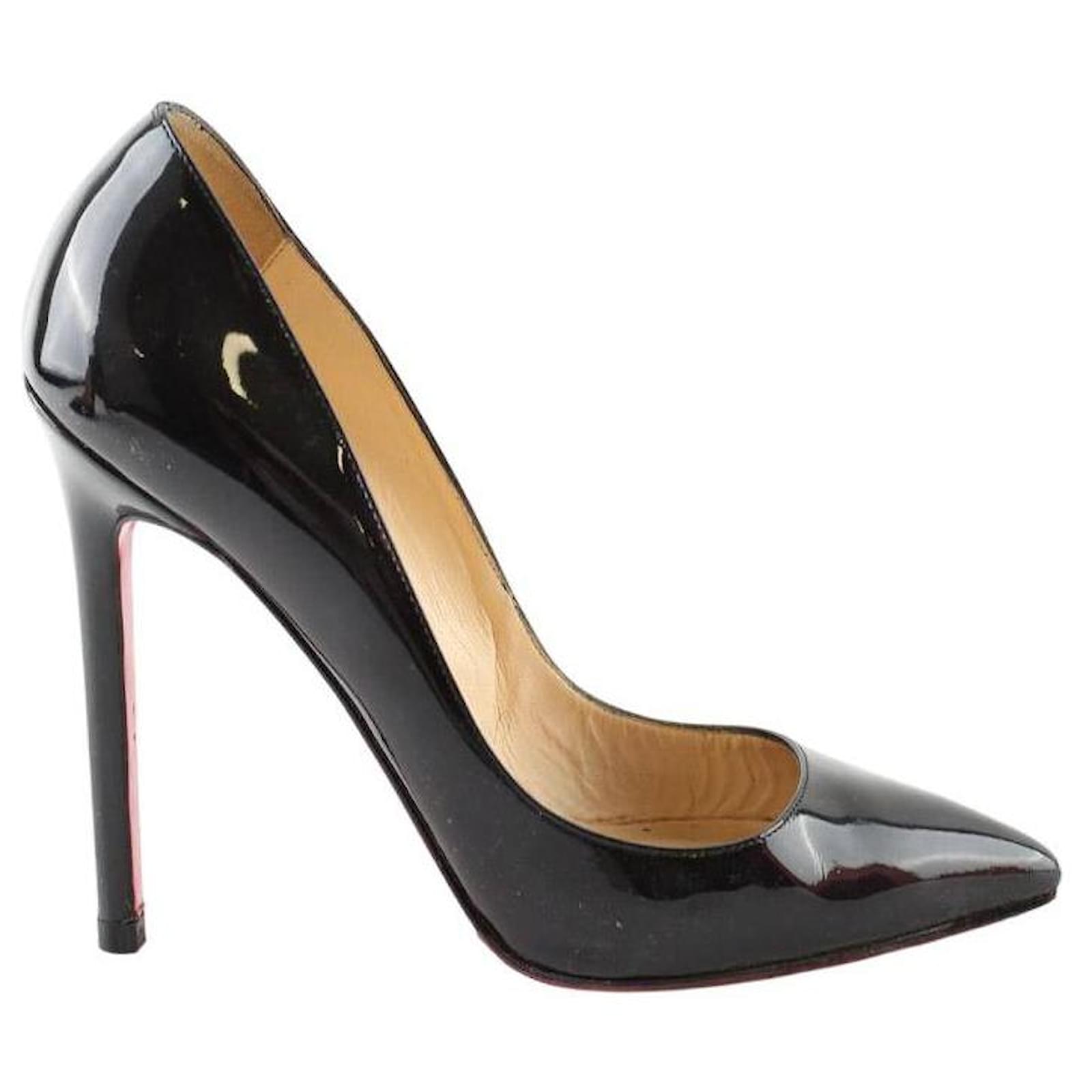 Christian Louboutin Patented leather heels Black Patent leather  ref.2234881