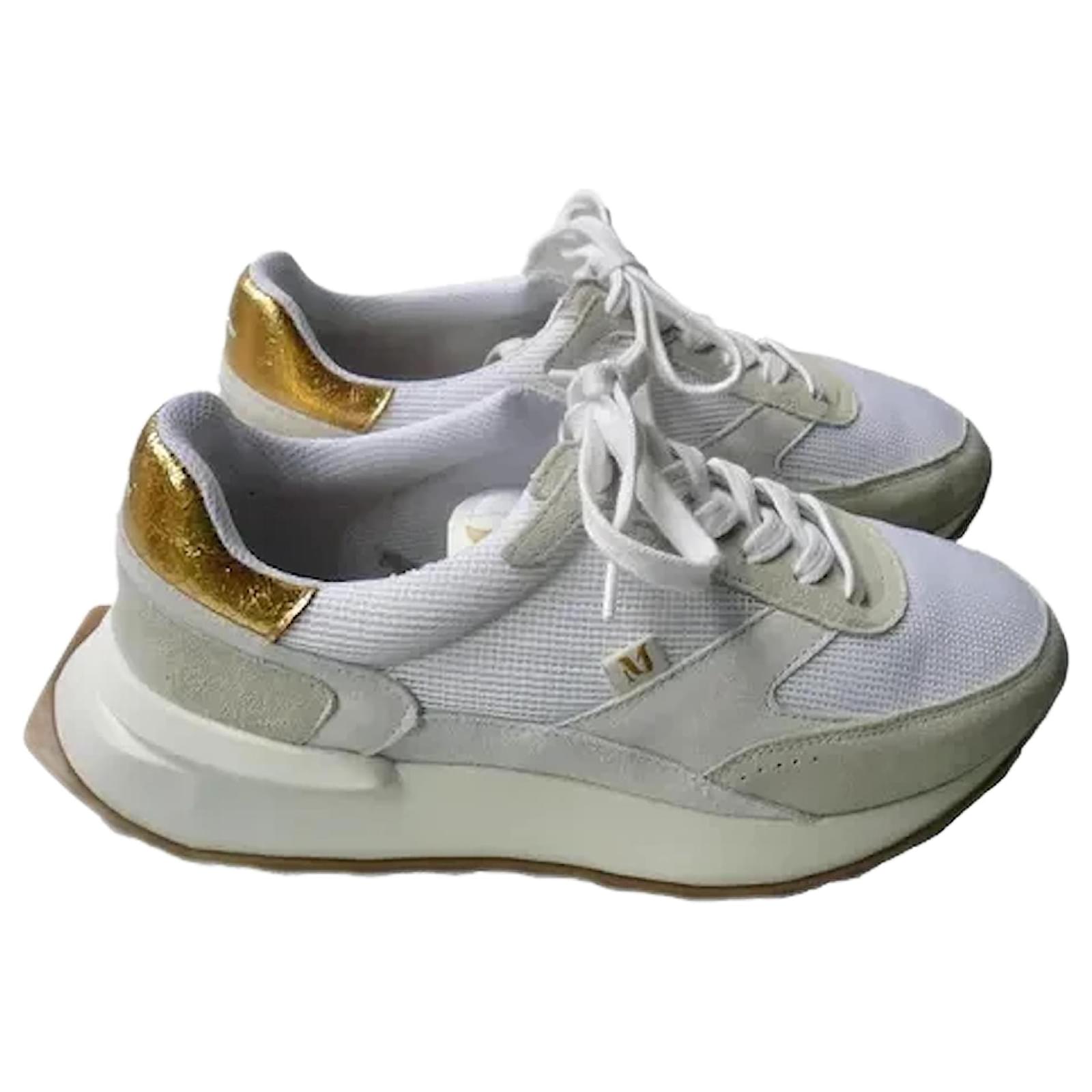 Autre Marque MOUSTACHE White baskets Yaelle new size 40 Cloth  ref.2211577