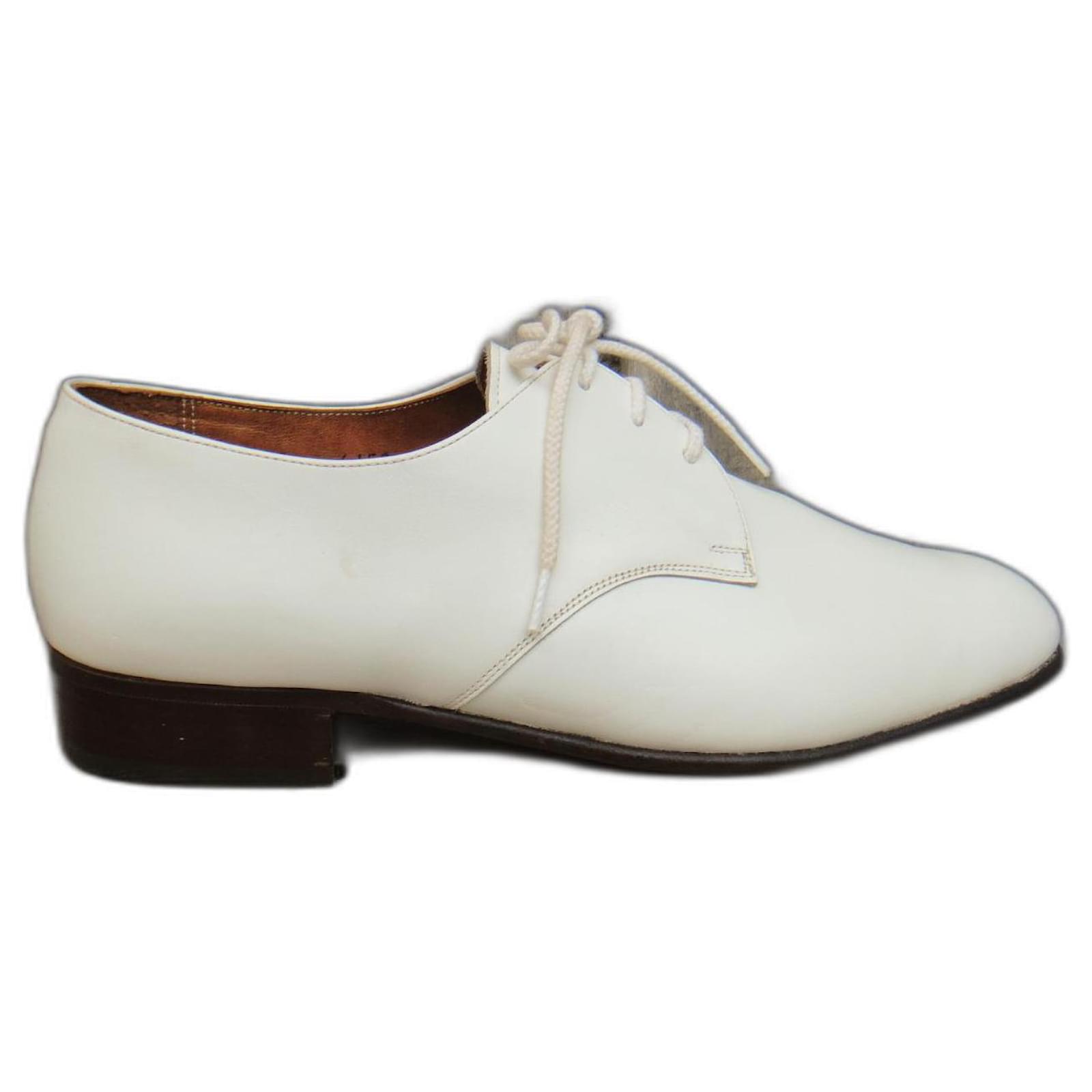Autre Marque Lace ups White Leather  ref.572780