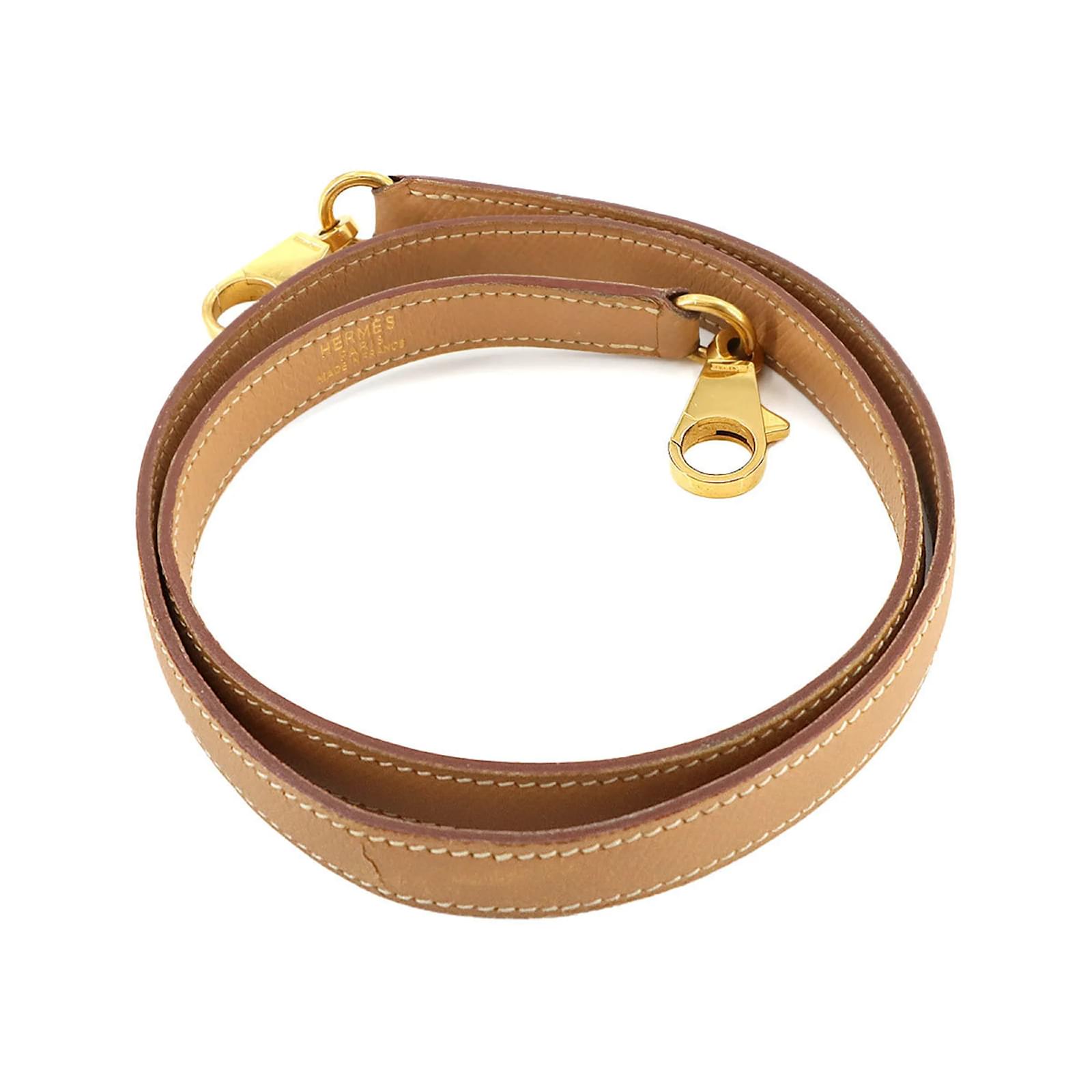 Hermès Hermes Kelly Bolide Shoulder Strap Beige Leather  ref.2226199