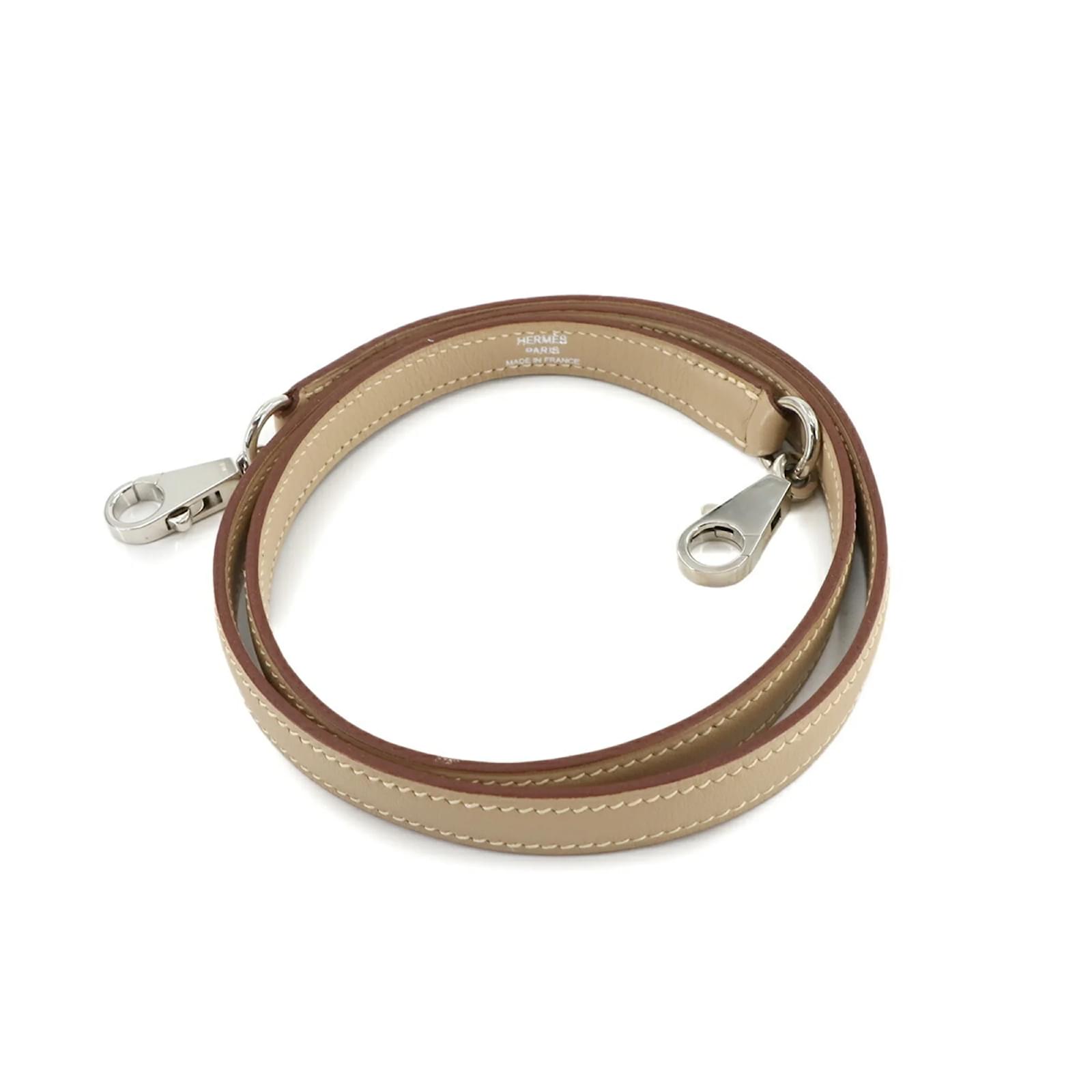 Hermès Hermes Kelly Bolide Shoulder Strap Brown Beige Leather  ref.2226183