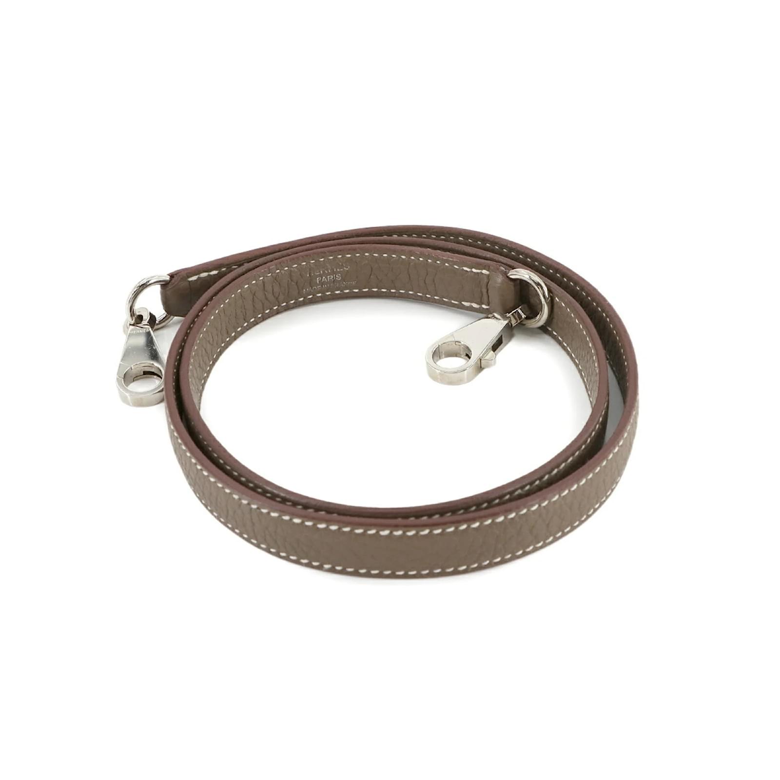 Hermès Hermes Kelly Bolide Shoulder Strap Taupe Leather  ref.2226068