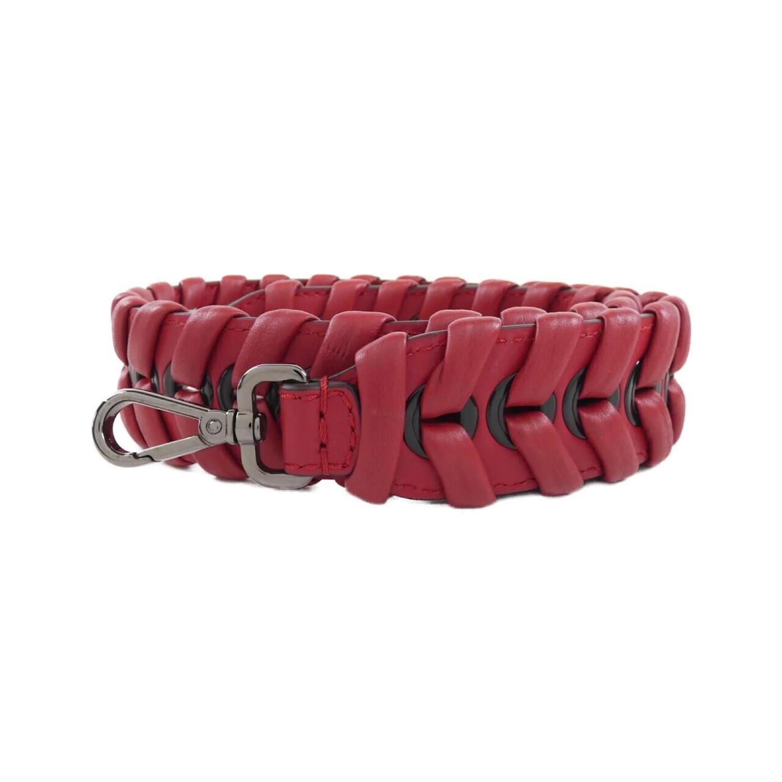 Fendi Strap You 8AV077 7ZK Red Leather  ref.2220994