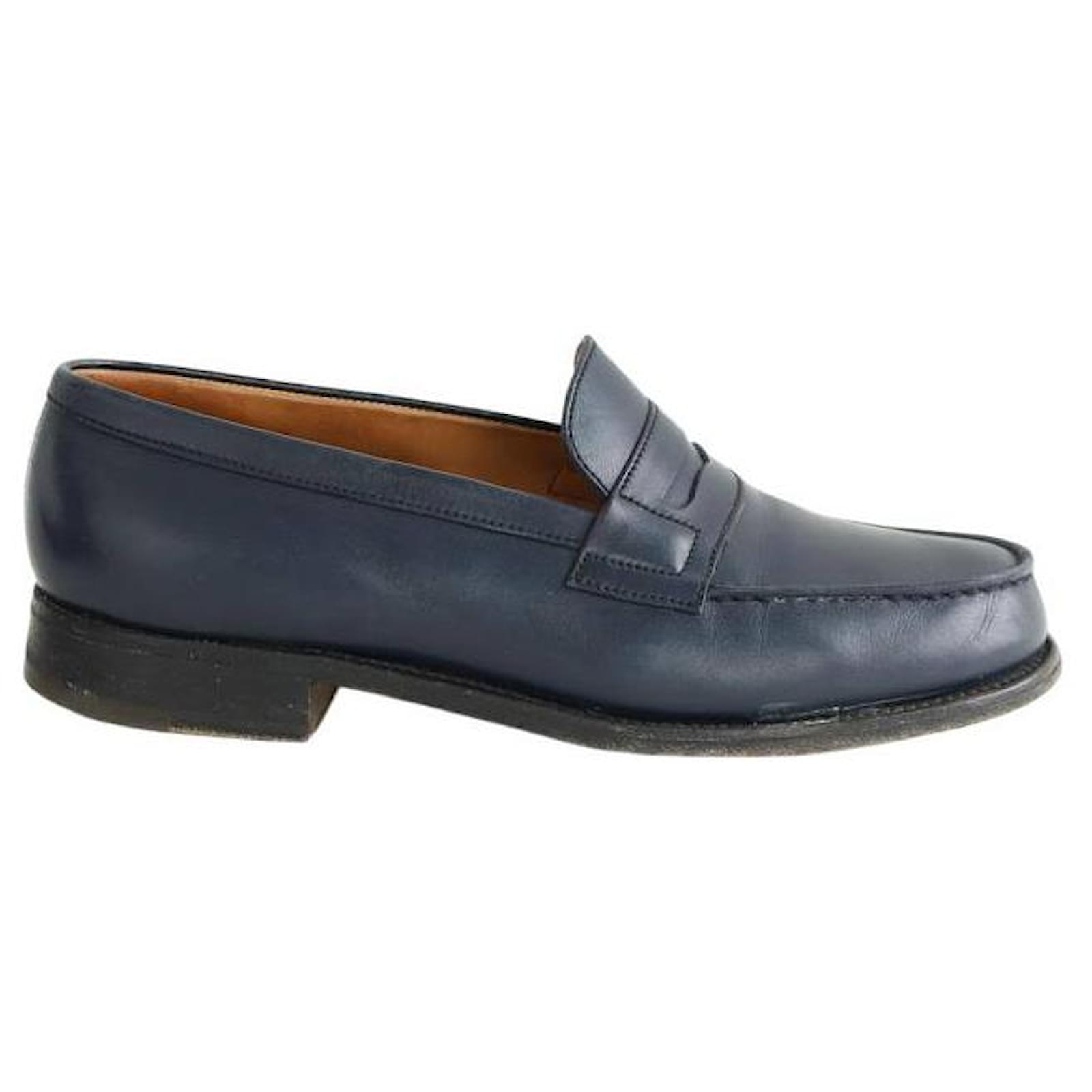 JW Anderson Leather loafers Blue  ref.2220228