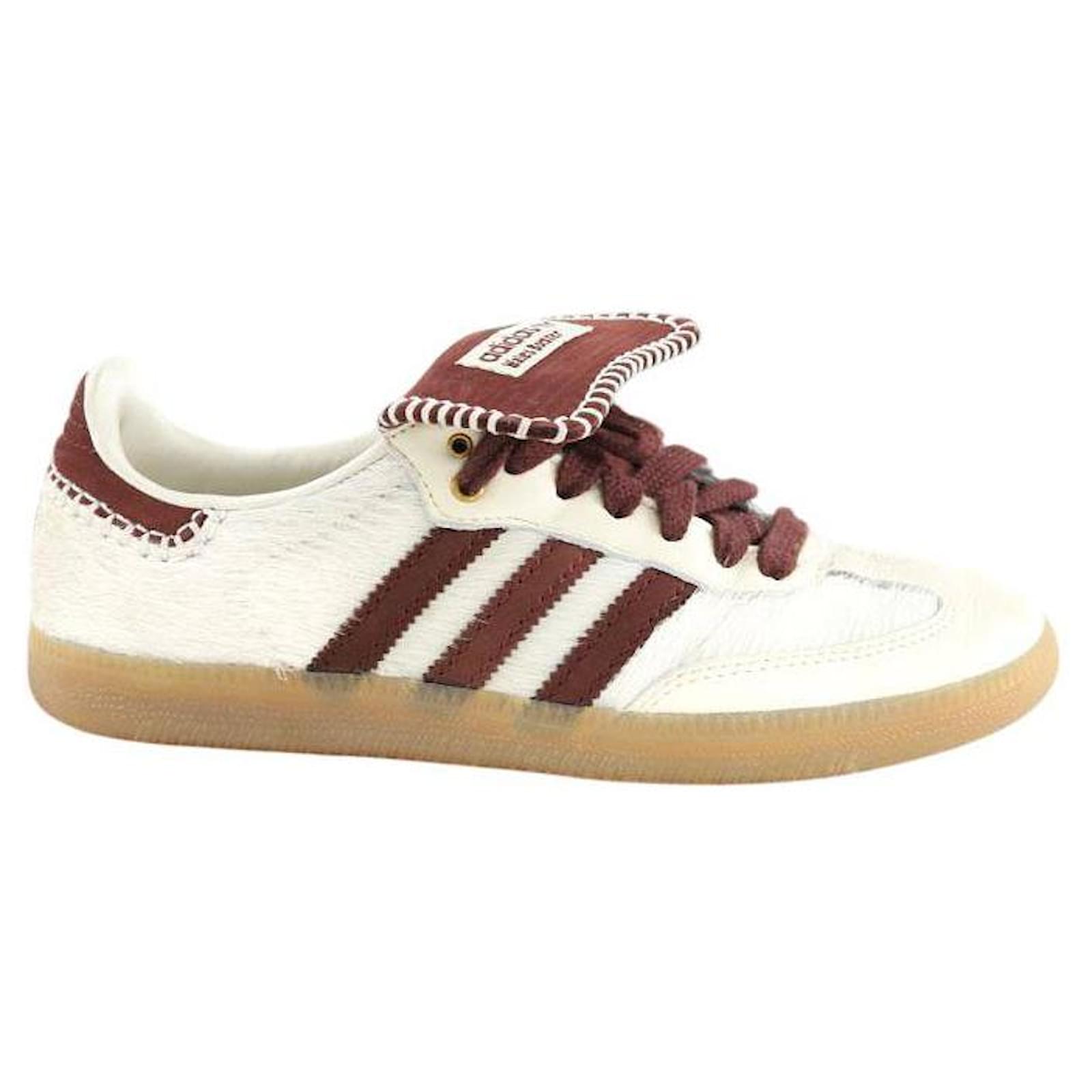 Adidas Leather sneakers Dark red  ref.2219967