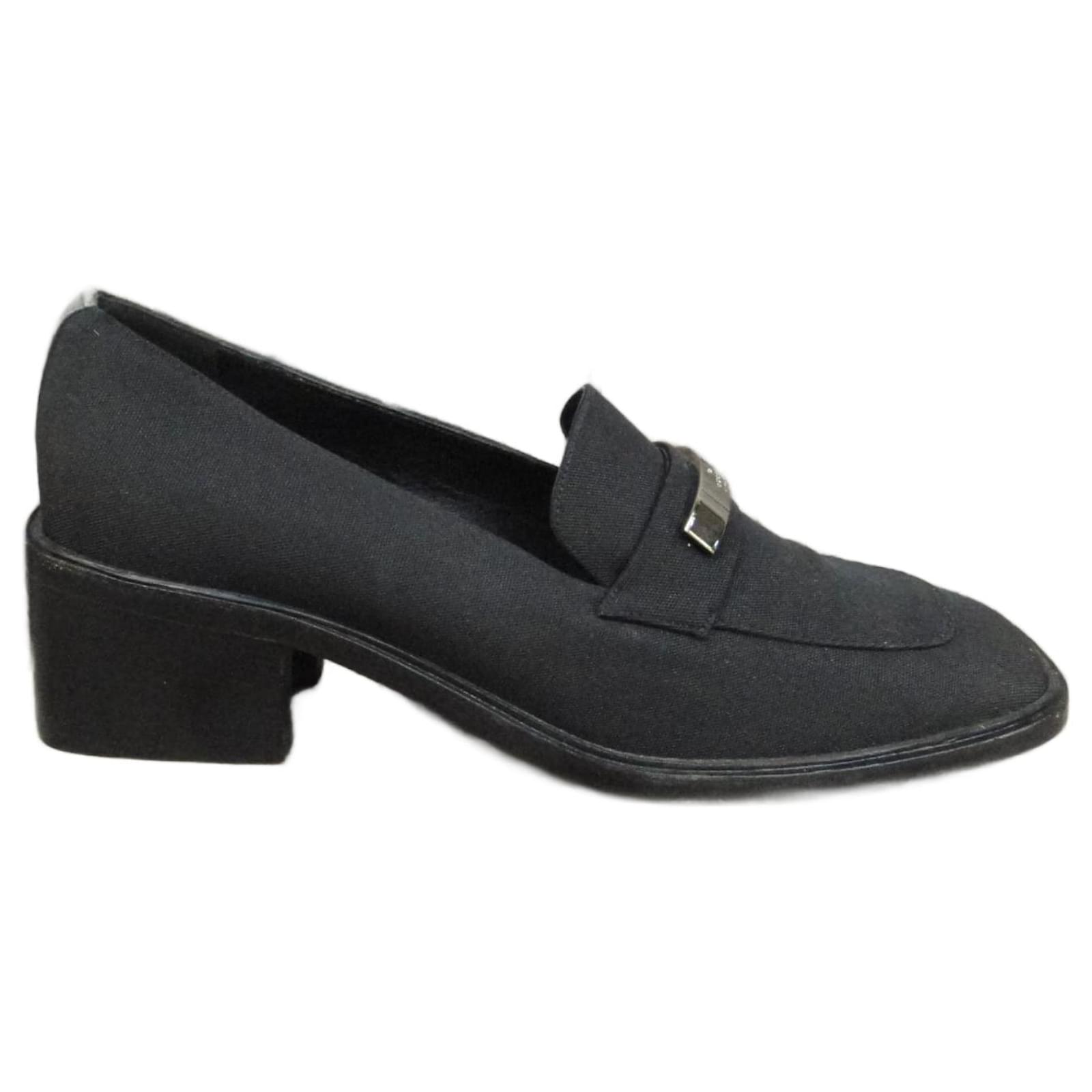 Gucci Flats Black Leather  ref.1553145