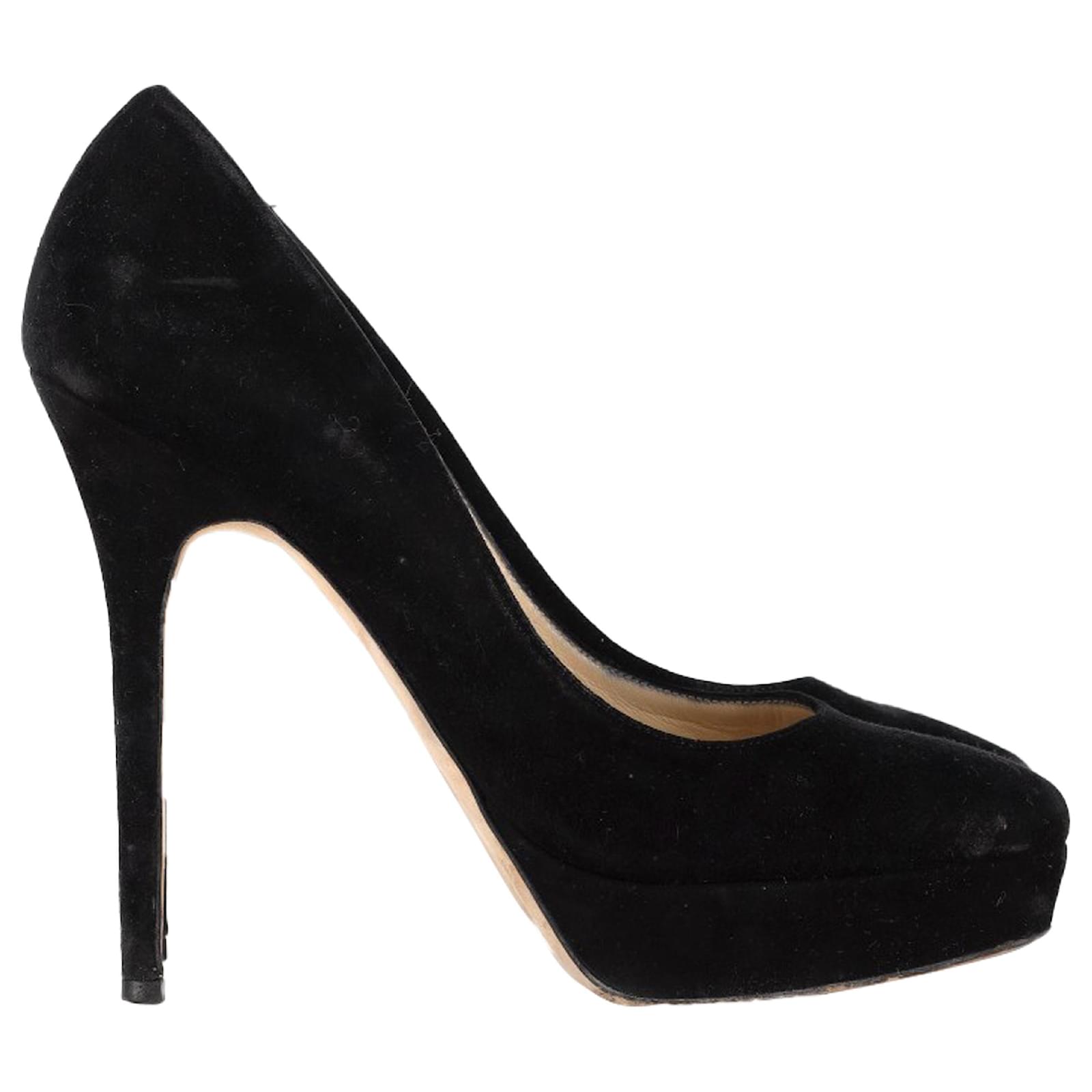  Jimmy Choo Platform Pumps in Black Suede  ref.2204843