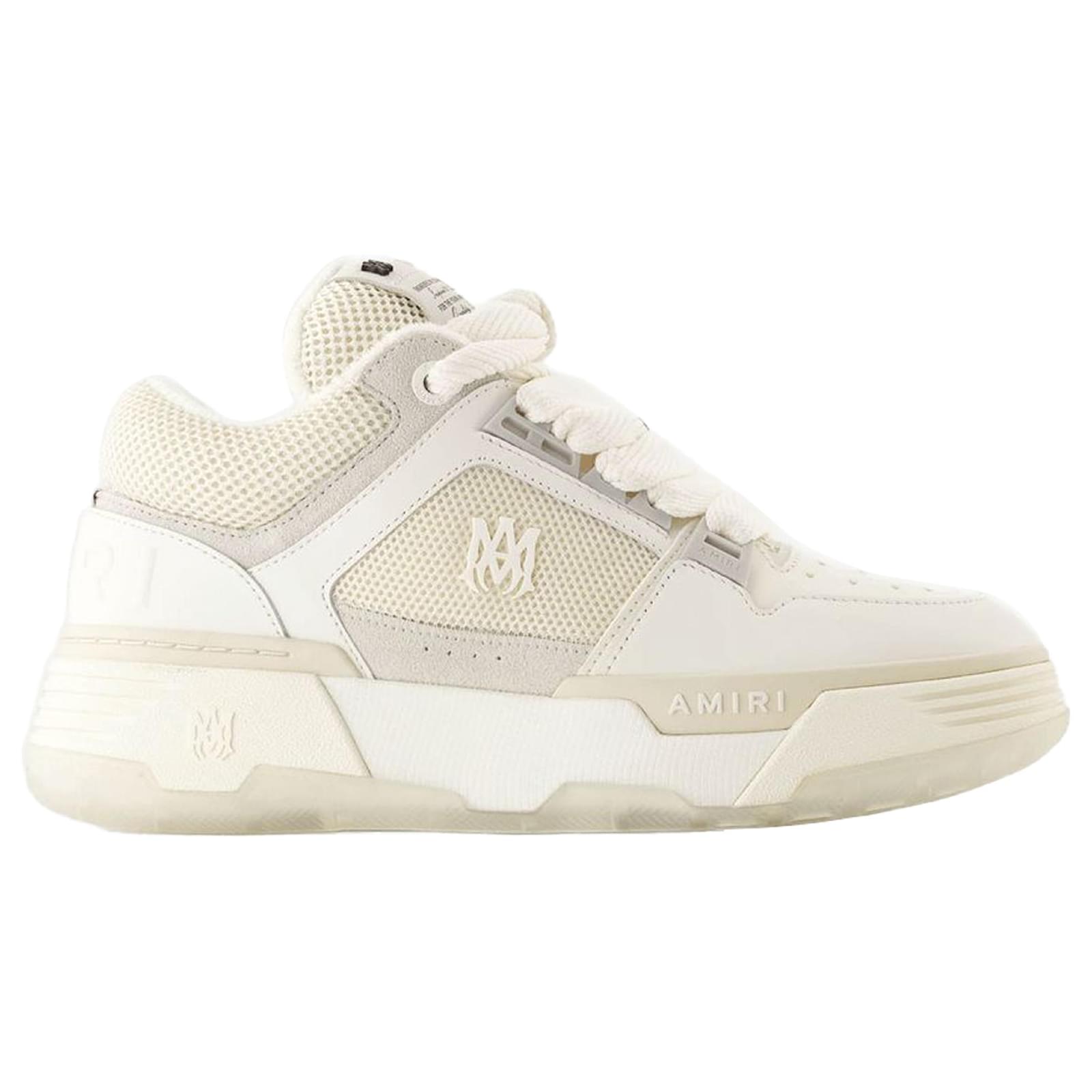 Ma-1 Sneakers - Amiri - Leather - Beige Brown Synthetic  ref.2204454
