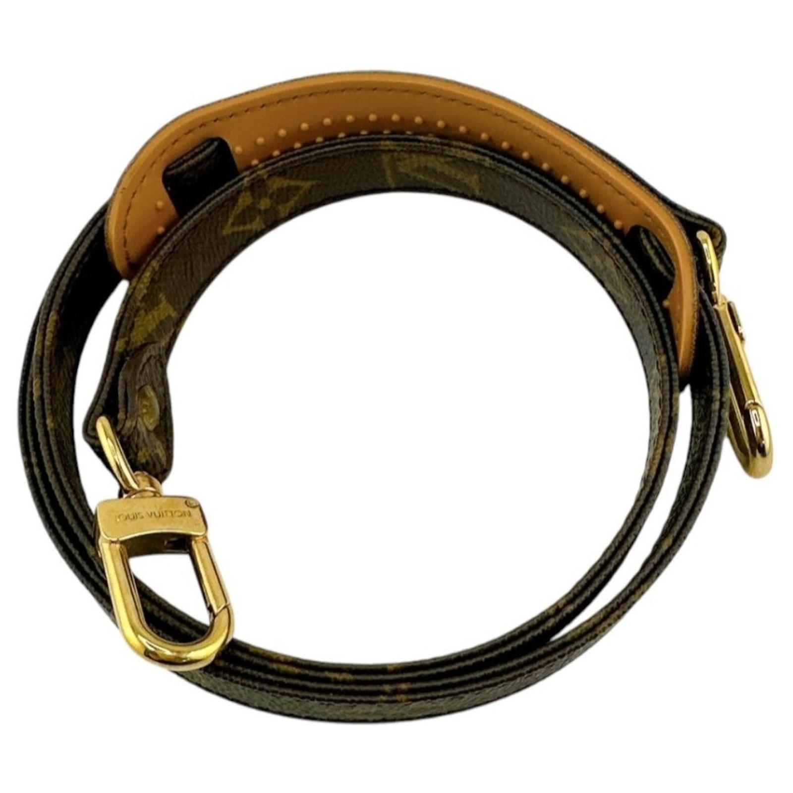 Louis Vuitton Monogram Shoulder Strap Brown Patent leather  ref.2203748