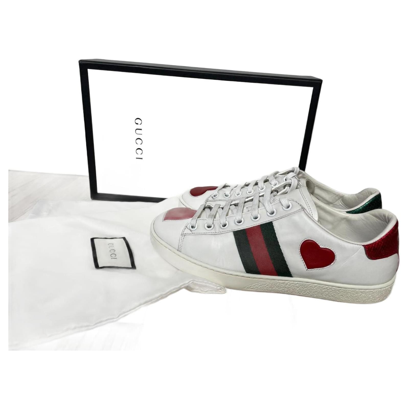 Gucci ace White Leather  ref.2190996