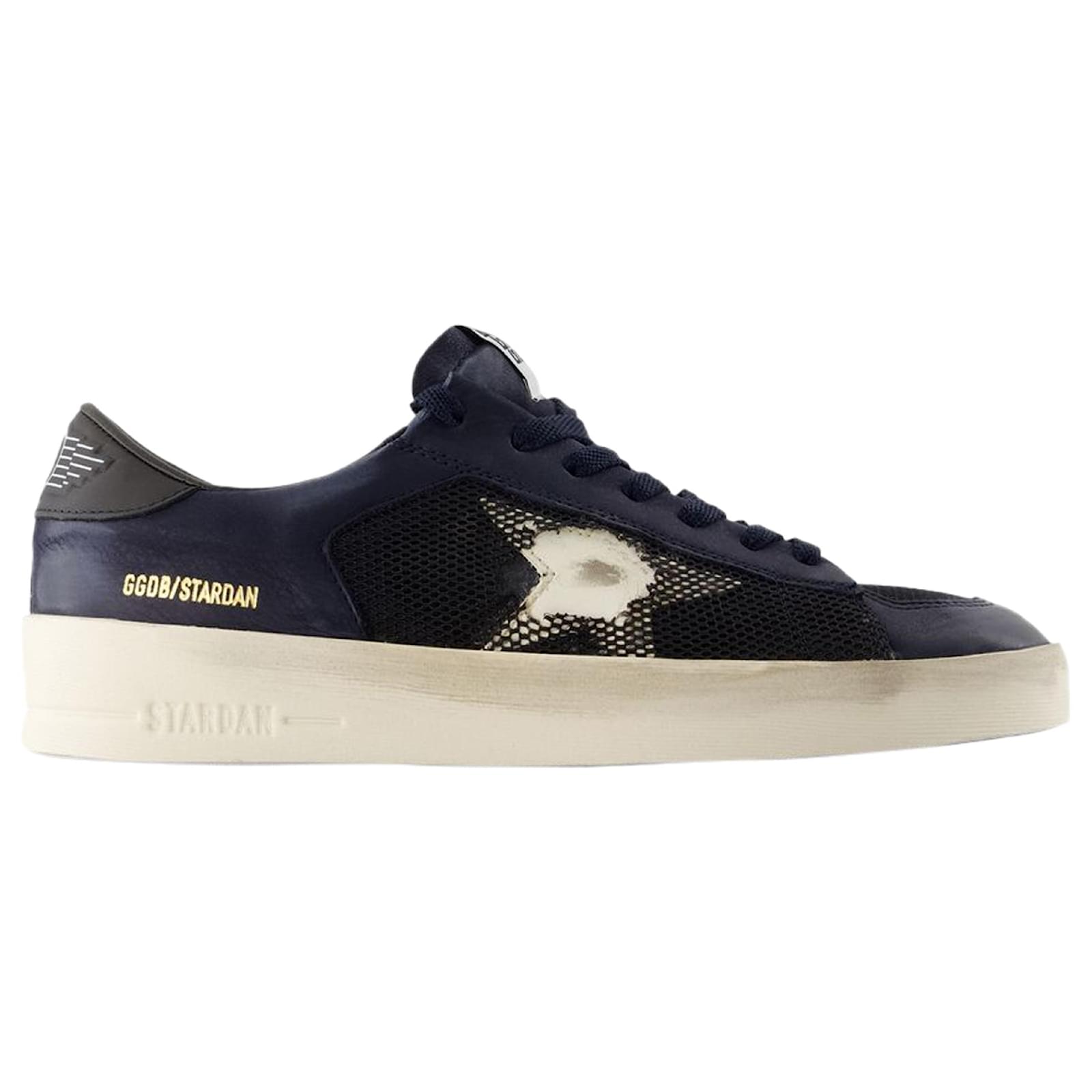 Stardan Sneakers - Golden Goose Deluxe Brand - Leather - Blue Pony-style calfskin  ref.2174789