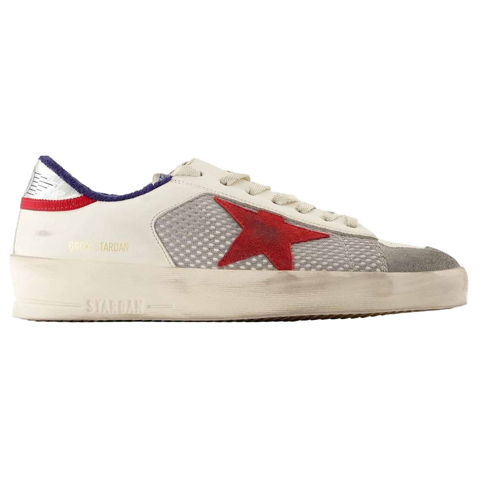 Stardan Sneakers - Golden Goose Deluxe Brand - Leather - White Pony-style calfskin  ref.2174766