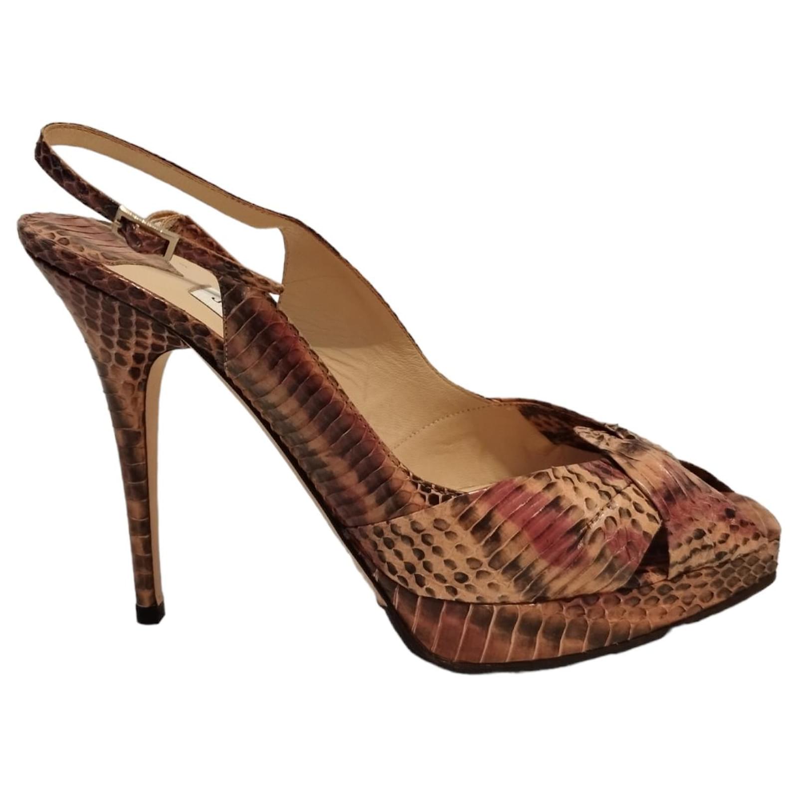Jimmy Choo pumps in multicolored python Multiple colors  ref.913676