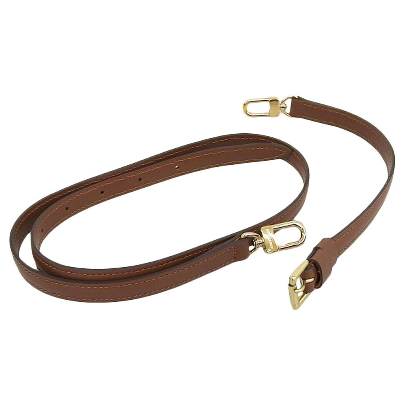 Louis Vuitton Brown Leather Shoulder Strap  ref.2157693
