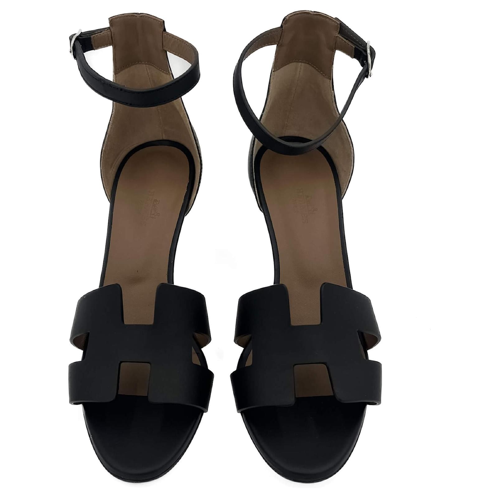 Hermès Legend Leather Shoes Black  ref.2156267