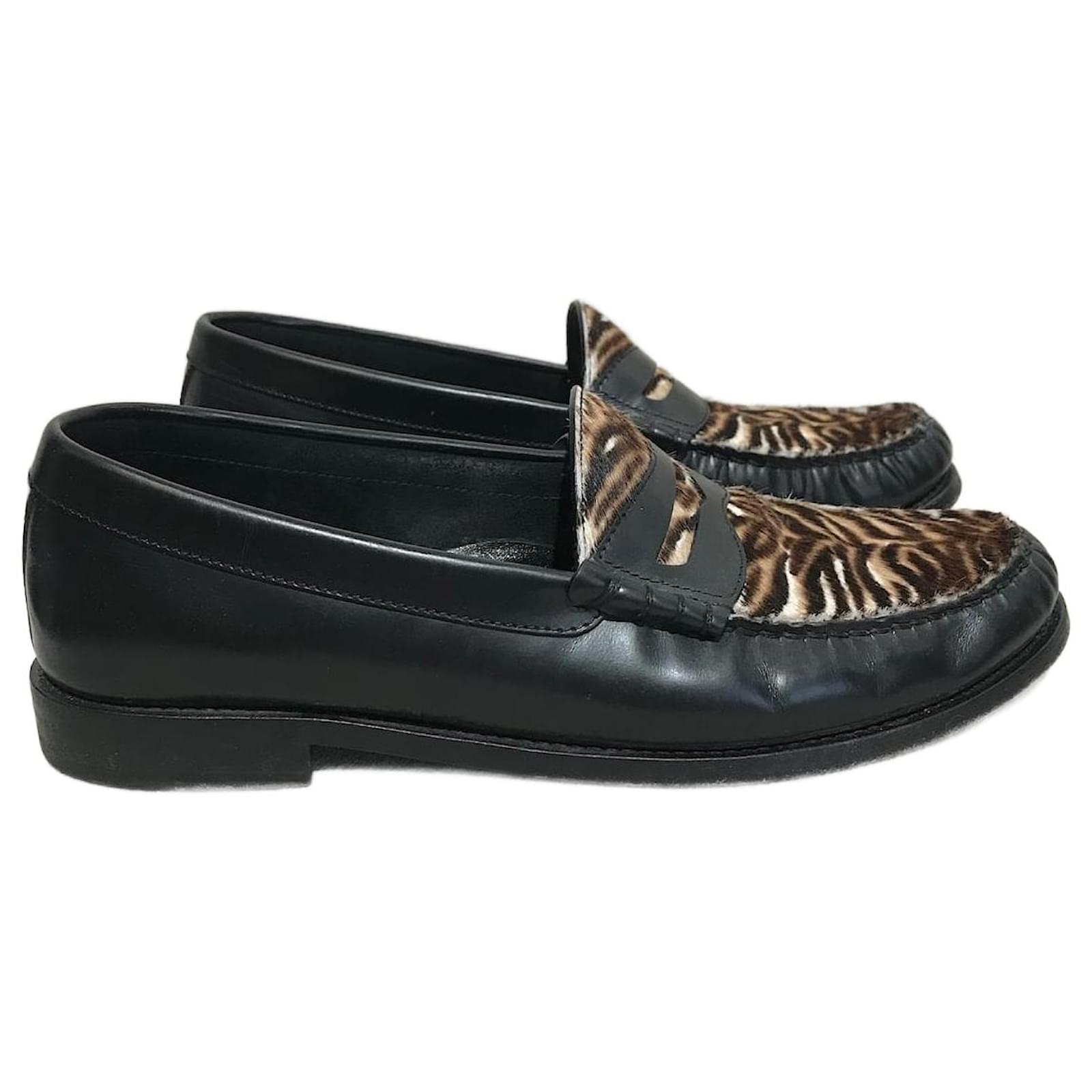 Céline CELINE Mules & clogs T.EU 41 Leather Black  ref.2154495