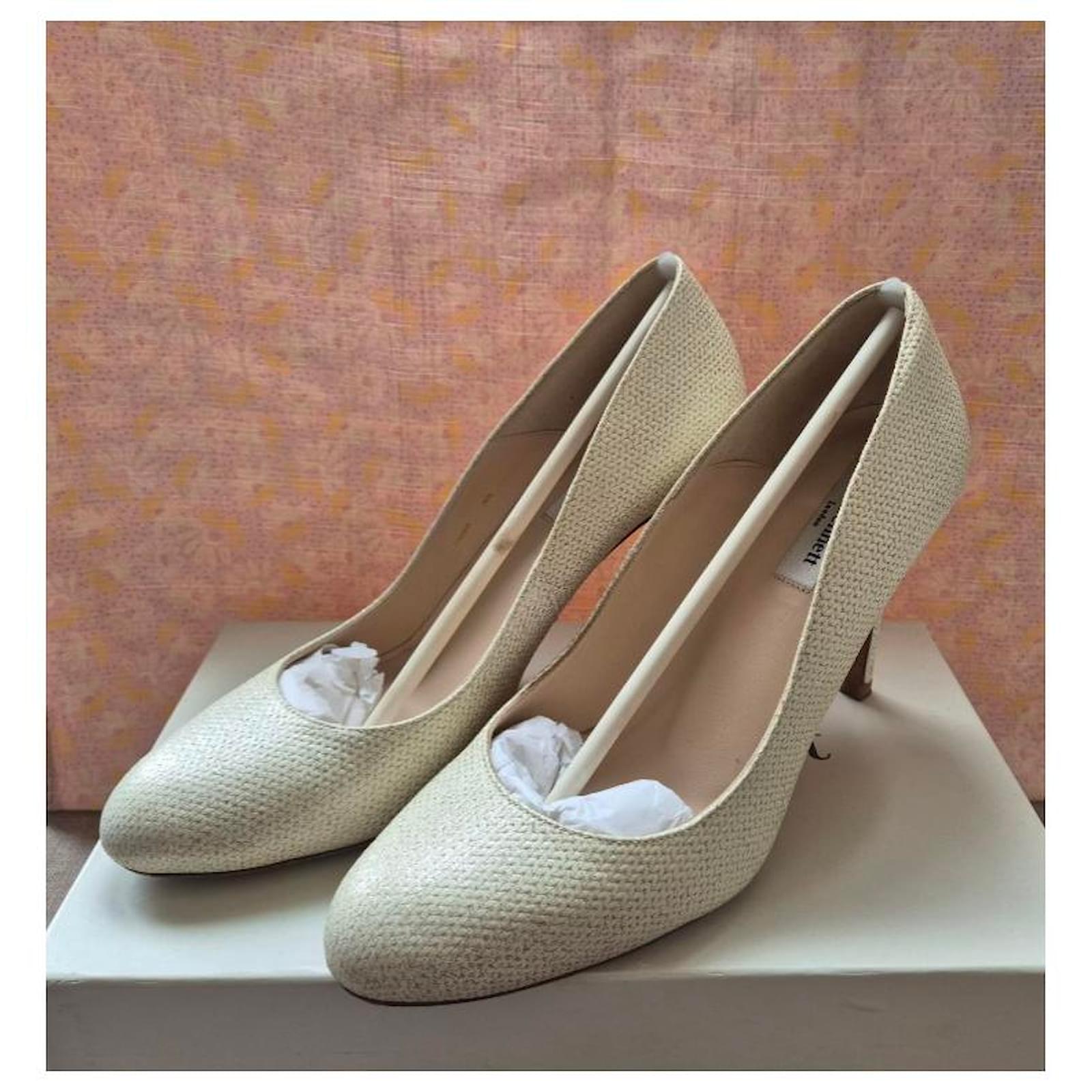 Autre Marque Cream glitter pumps, size 39, L.K. BENNETT  ref.2161328