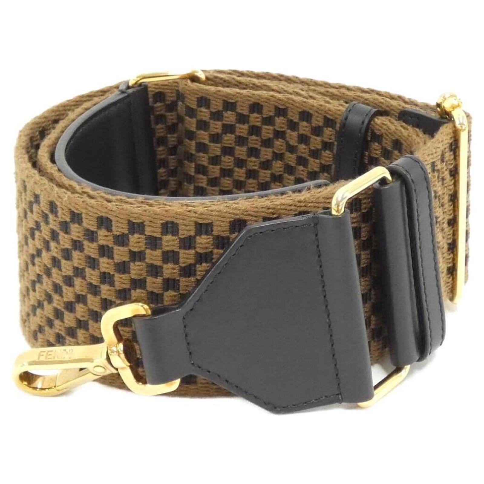 Fendi Strap You 8AV156 ADLB Leather Cloth  ref.2147889
