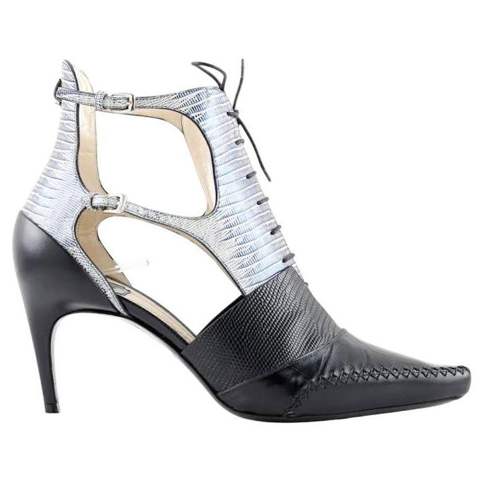 Dior Leather heels Black  ref.2141479