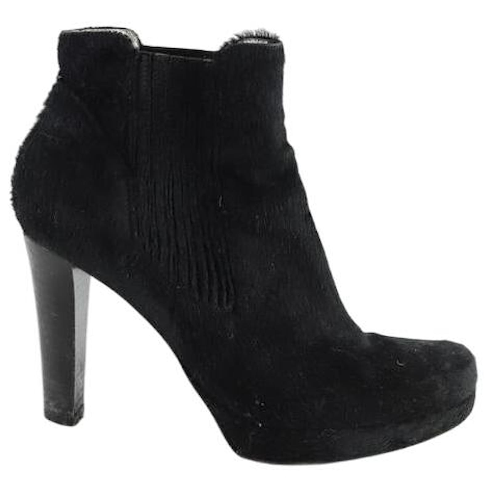 Free Lance Leather boots Black  ref.2140218