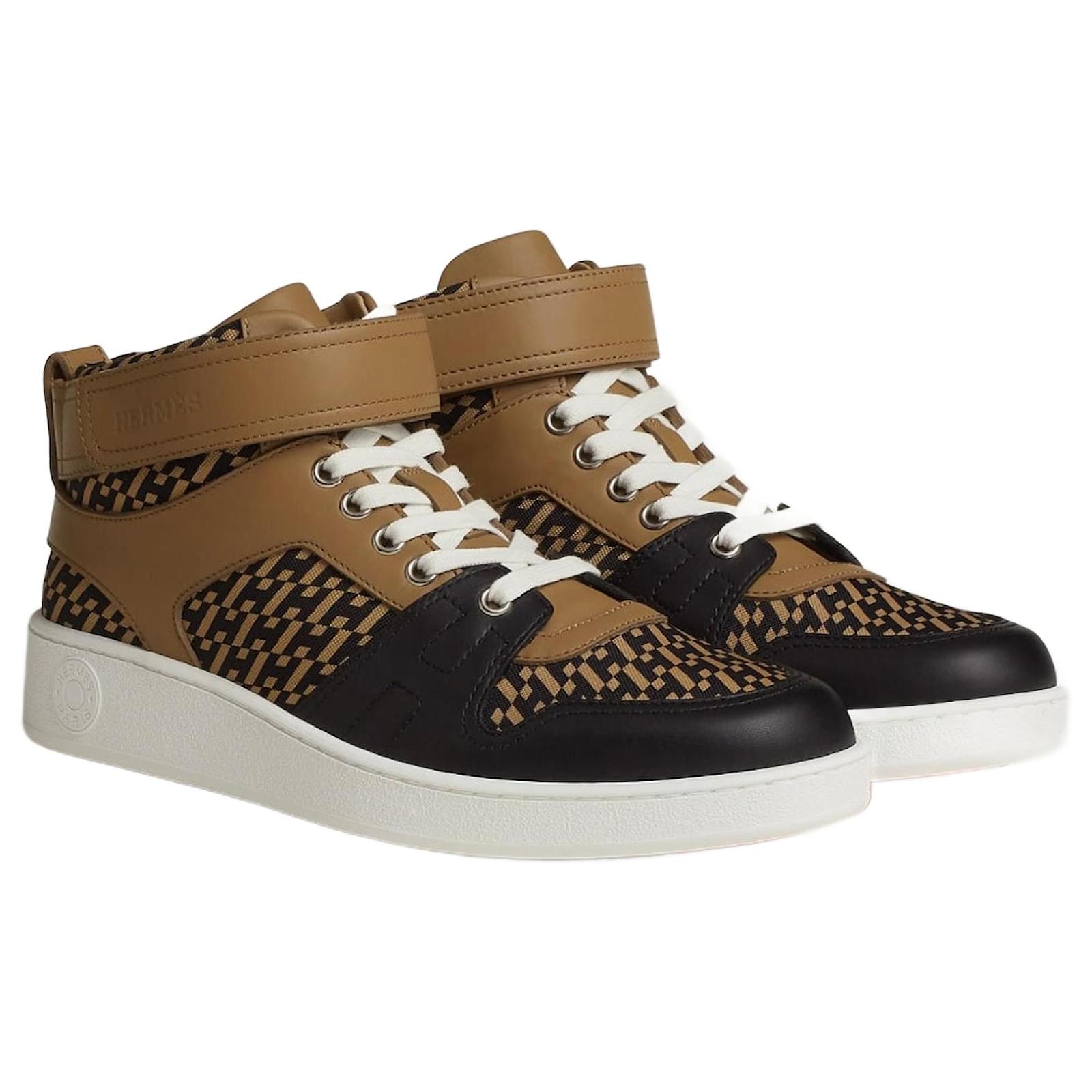 Hermès sneakers model Freestyle 40 Black Leather  ref.2139728