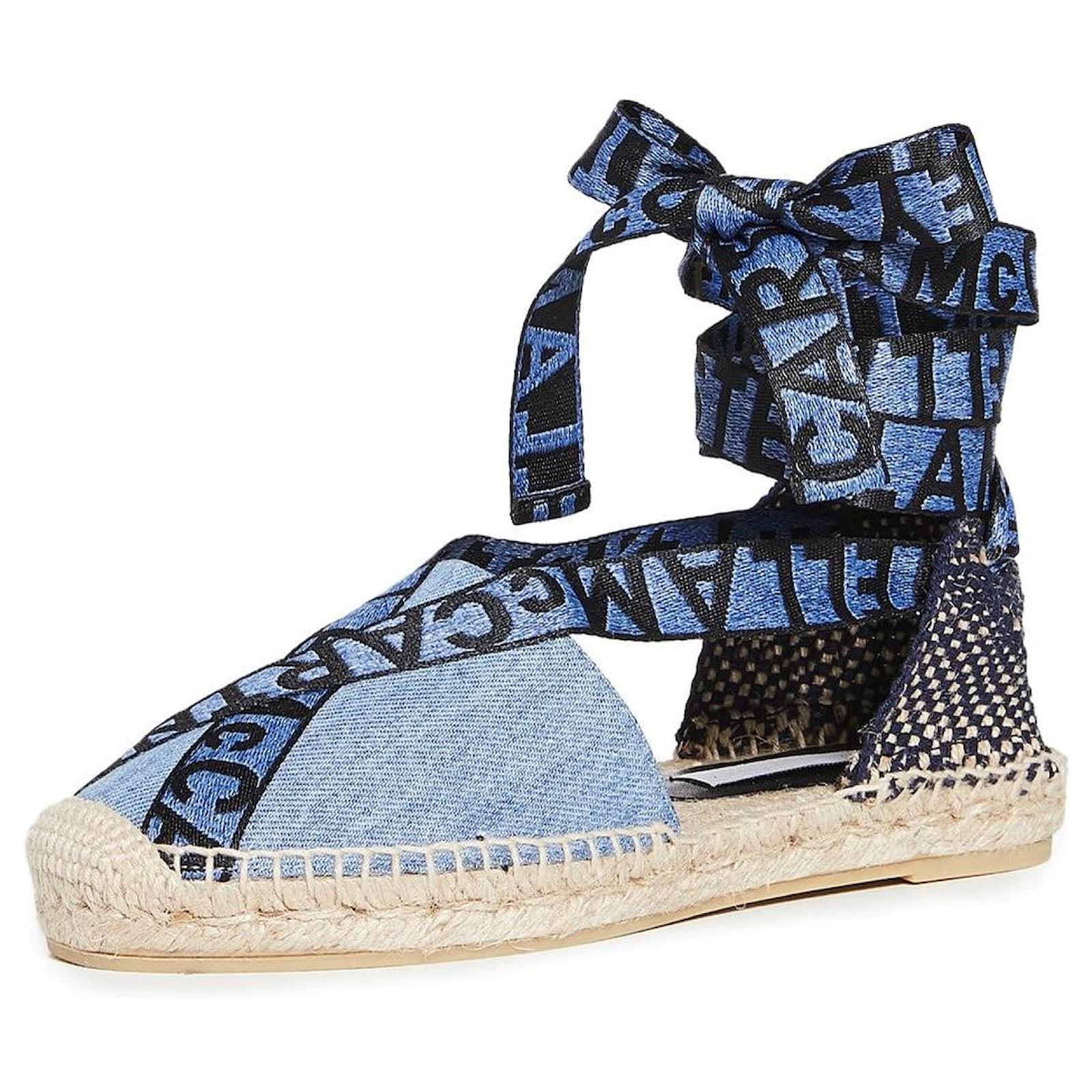 Stella Mc Cartney 35 espadrilles Blue Denim  ref.2139537