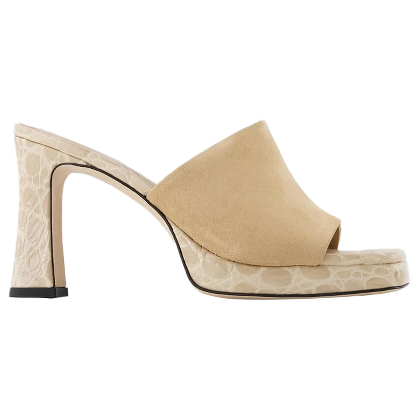 Beliz Mule - By Far - Kraft - Leather Brown Flesh  ref.2134516