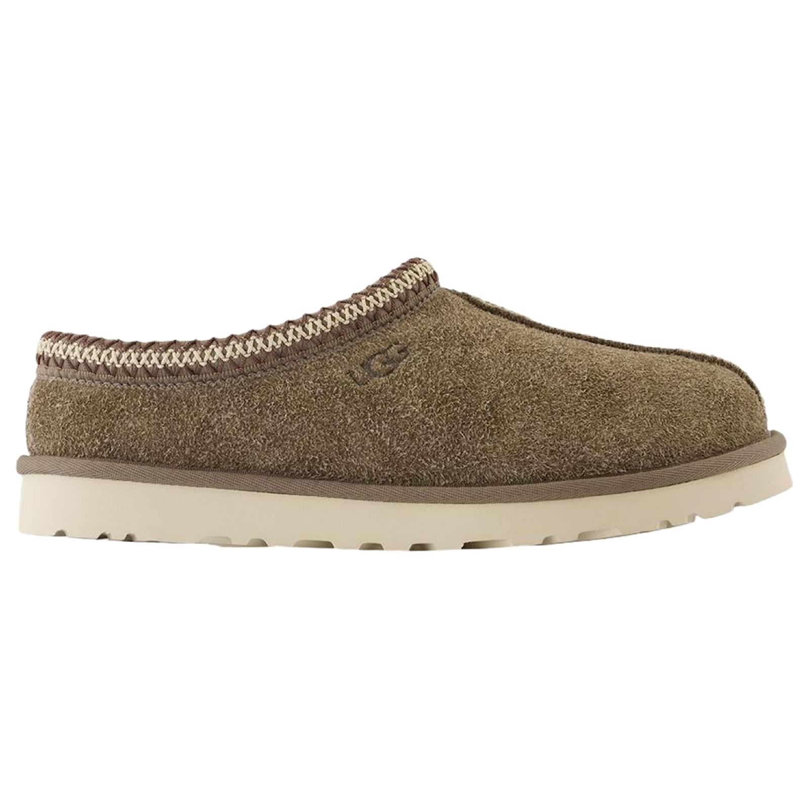 M Tasman Shaggy Mules - UGG - Leather - Brown  ref.2134477