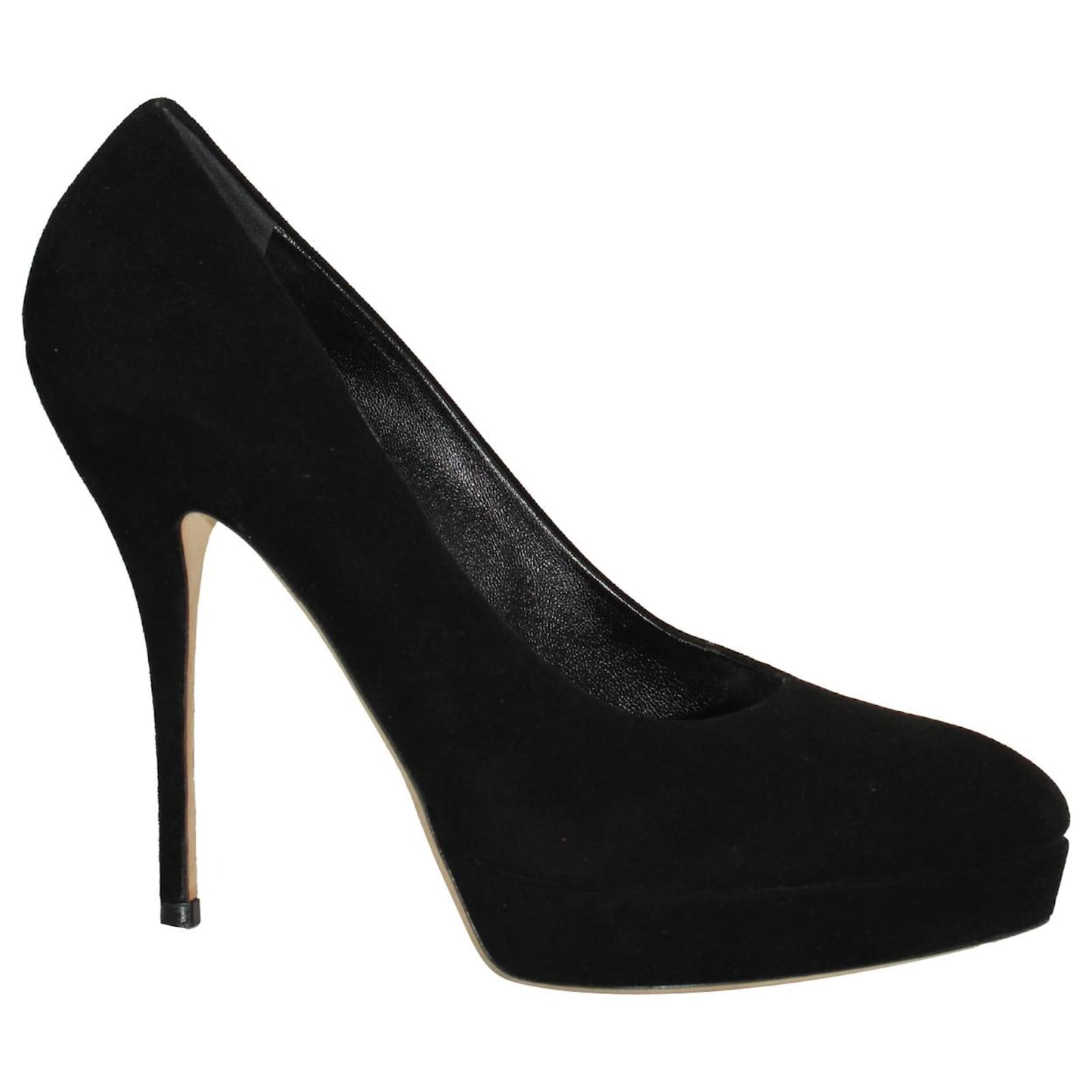 Gucci Platform Pumps in Black Suede  ref.1151953