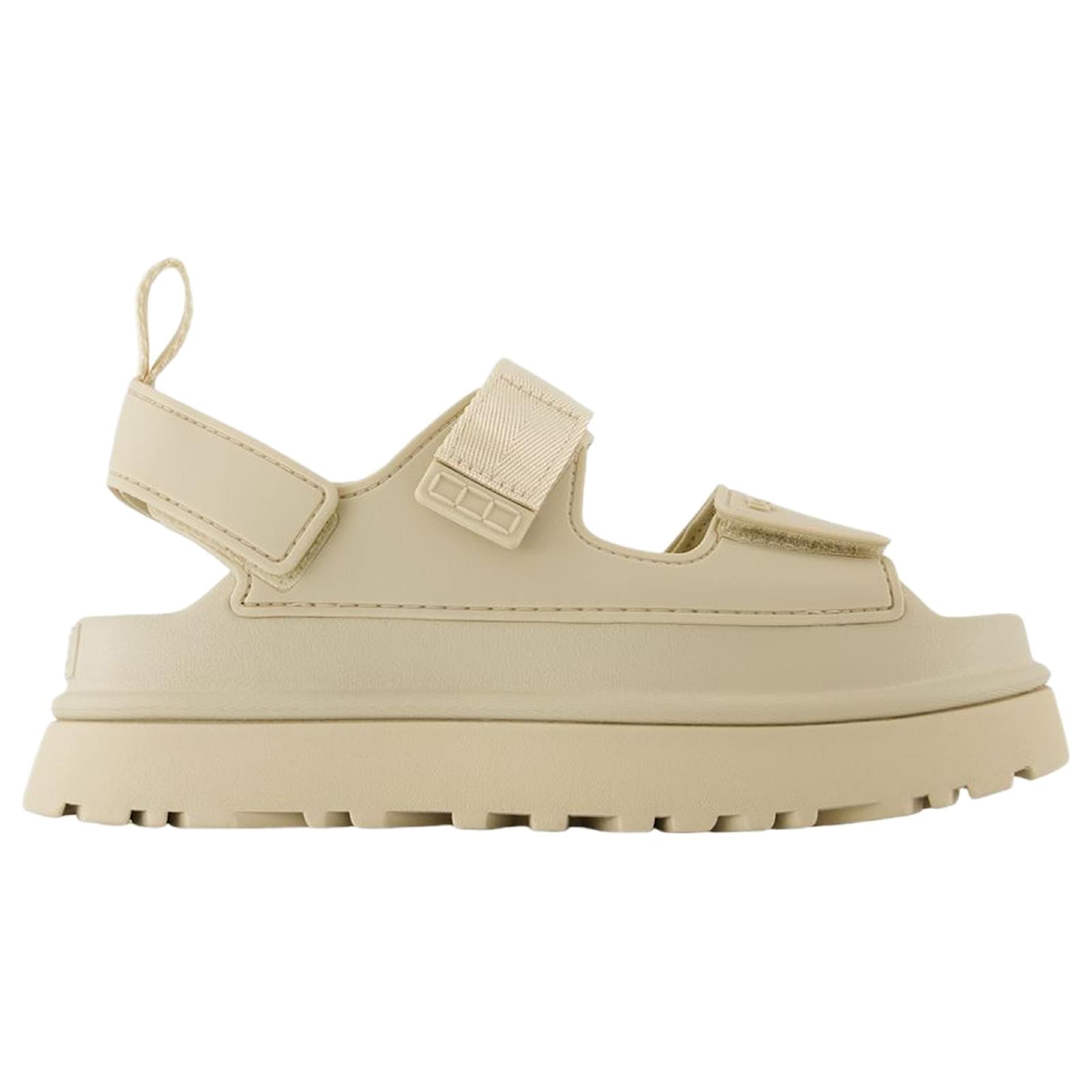 W Goldenglow Sandals - UGG - Synthetic - Beige Brown  ref.2134307