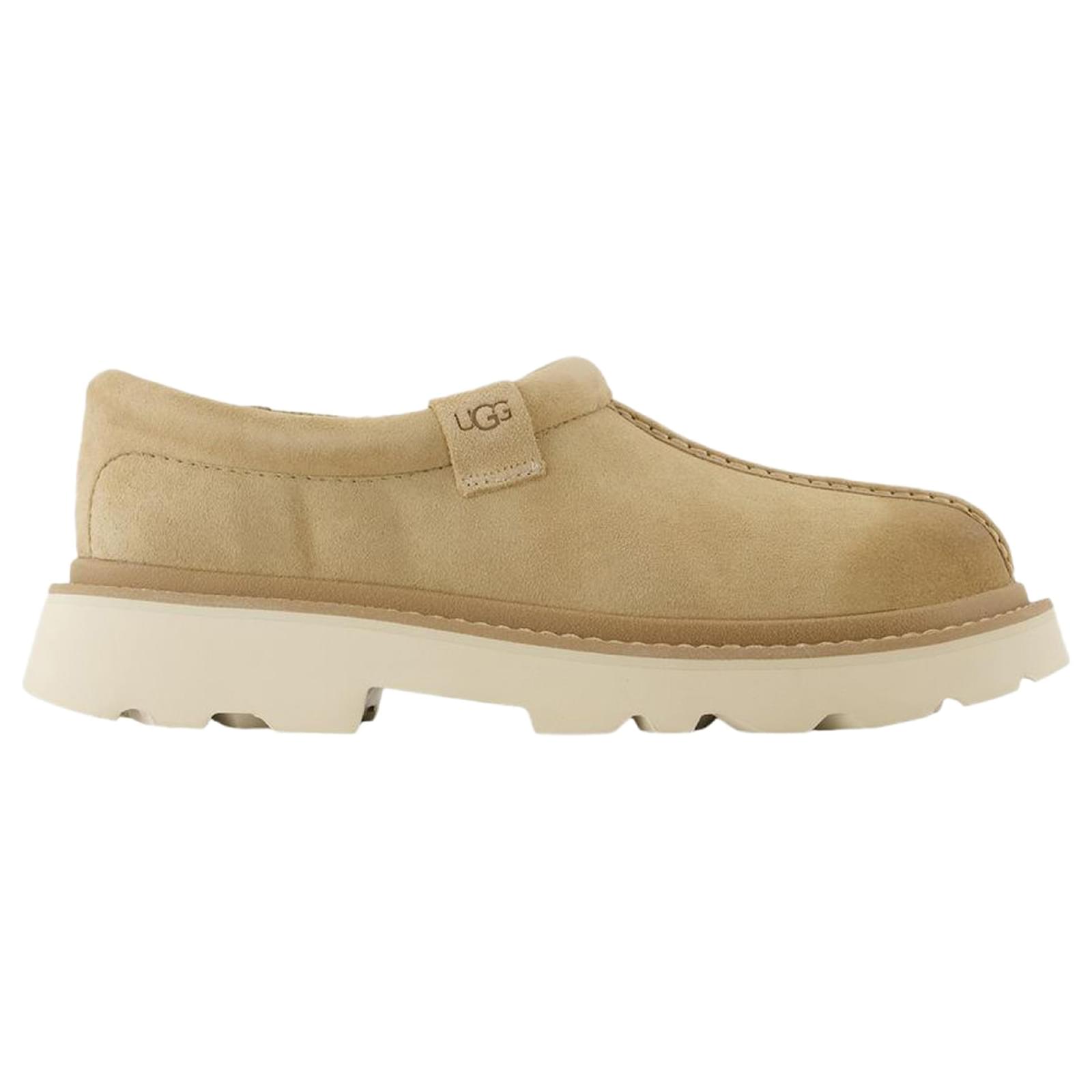 M Tasman Lug Mules - UGG - Leather - Beige Brown  ref.2134297