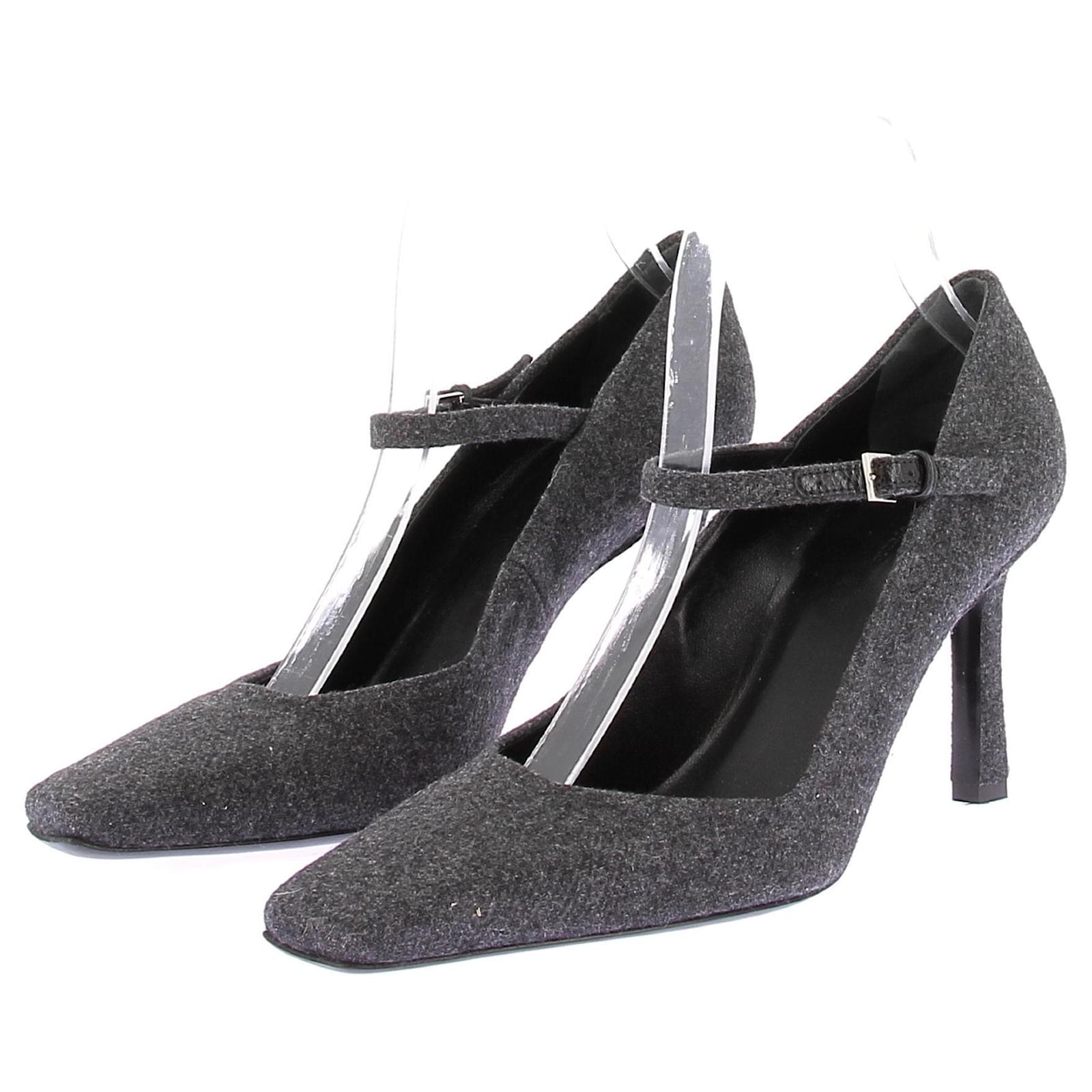 Autre Marque LOULOU STUDIO Heels T.EU 38 Cloth Grey  ref.2148648