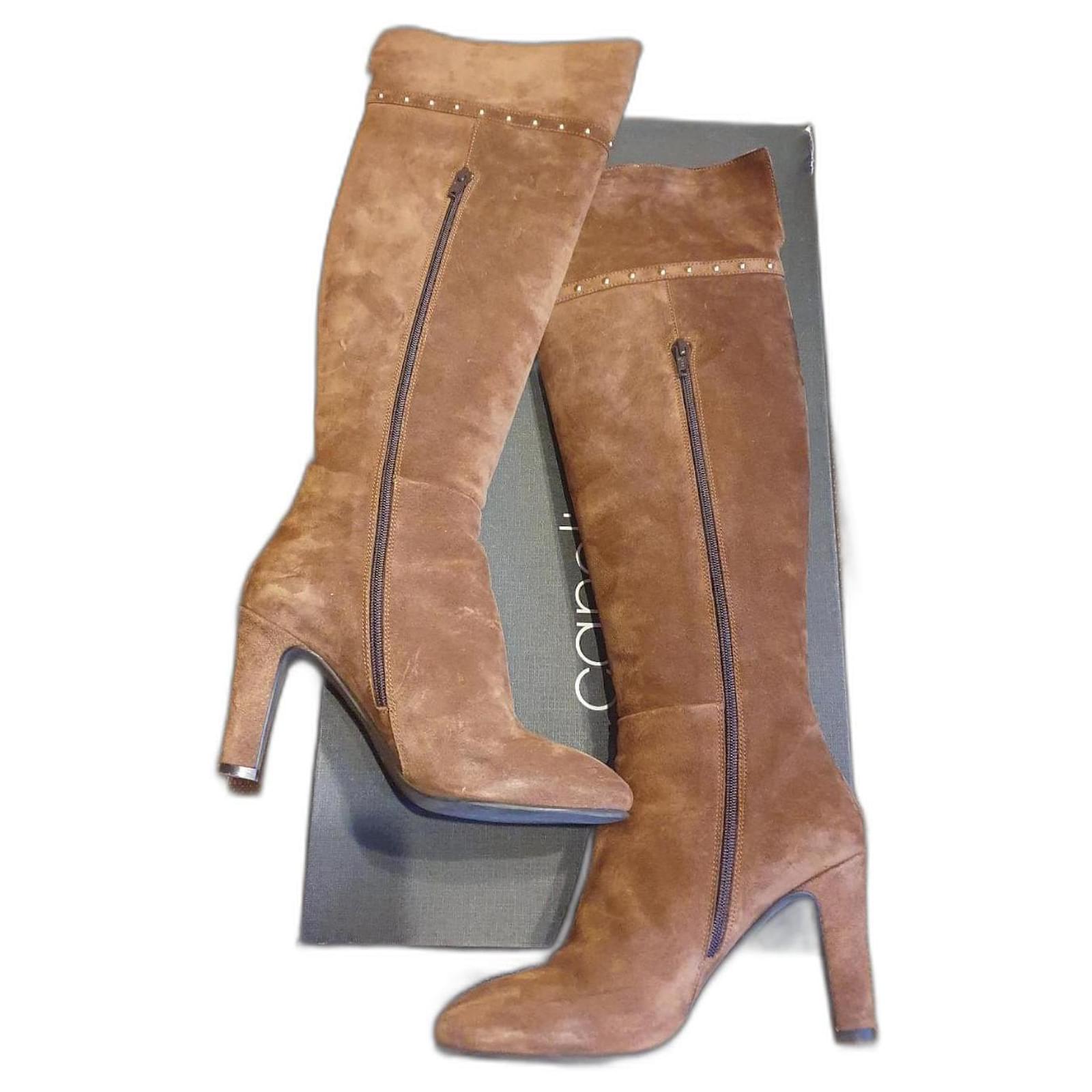 Autre Marque Caroline Biss Camel Nubuck  ref.2065299