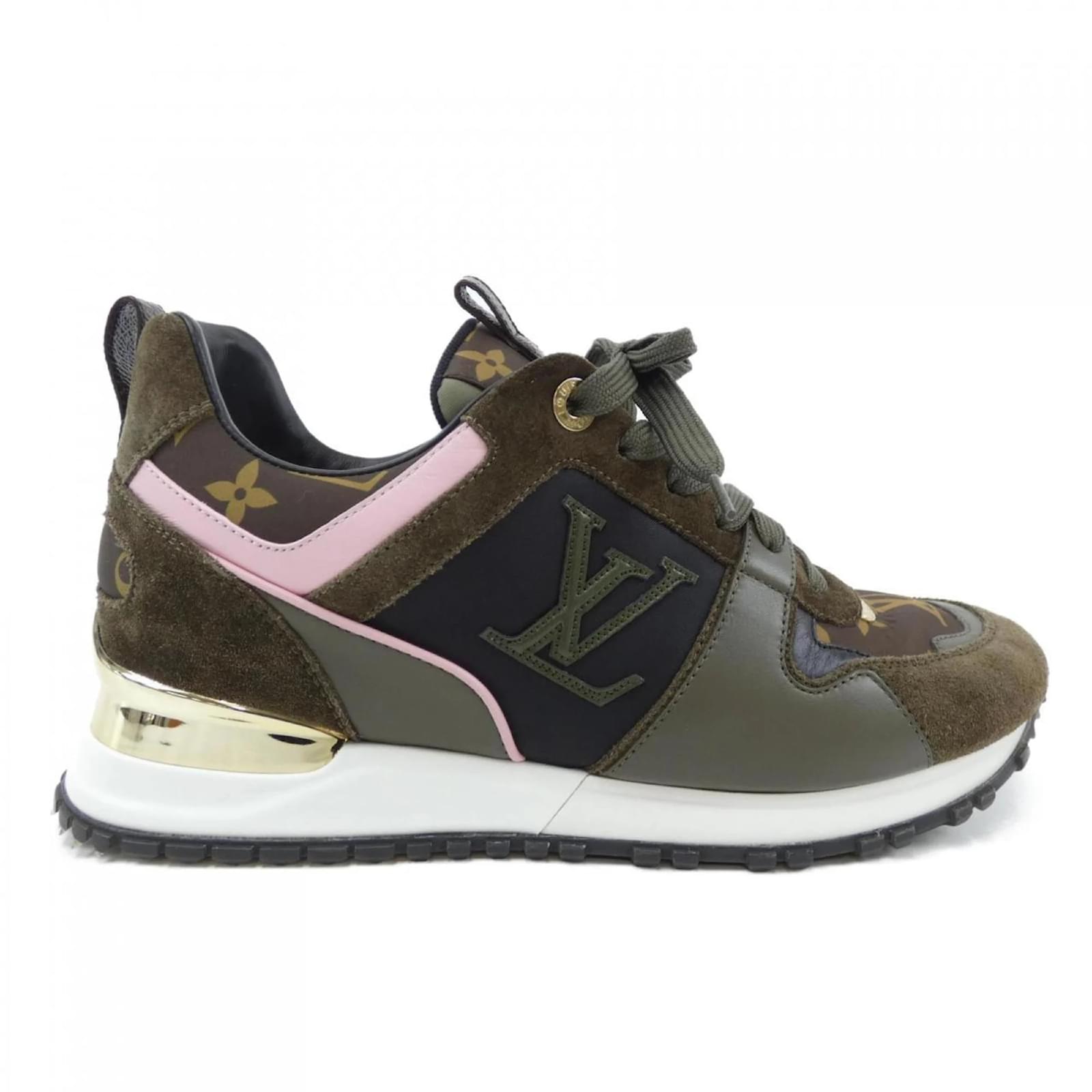 Louis Vuitton Sneakers Black Pink Khaki  ref.2131545
