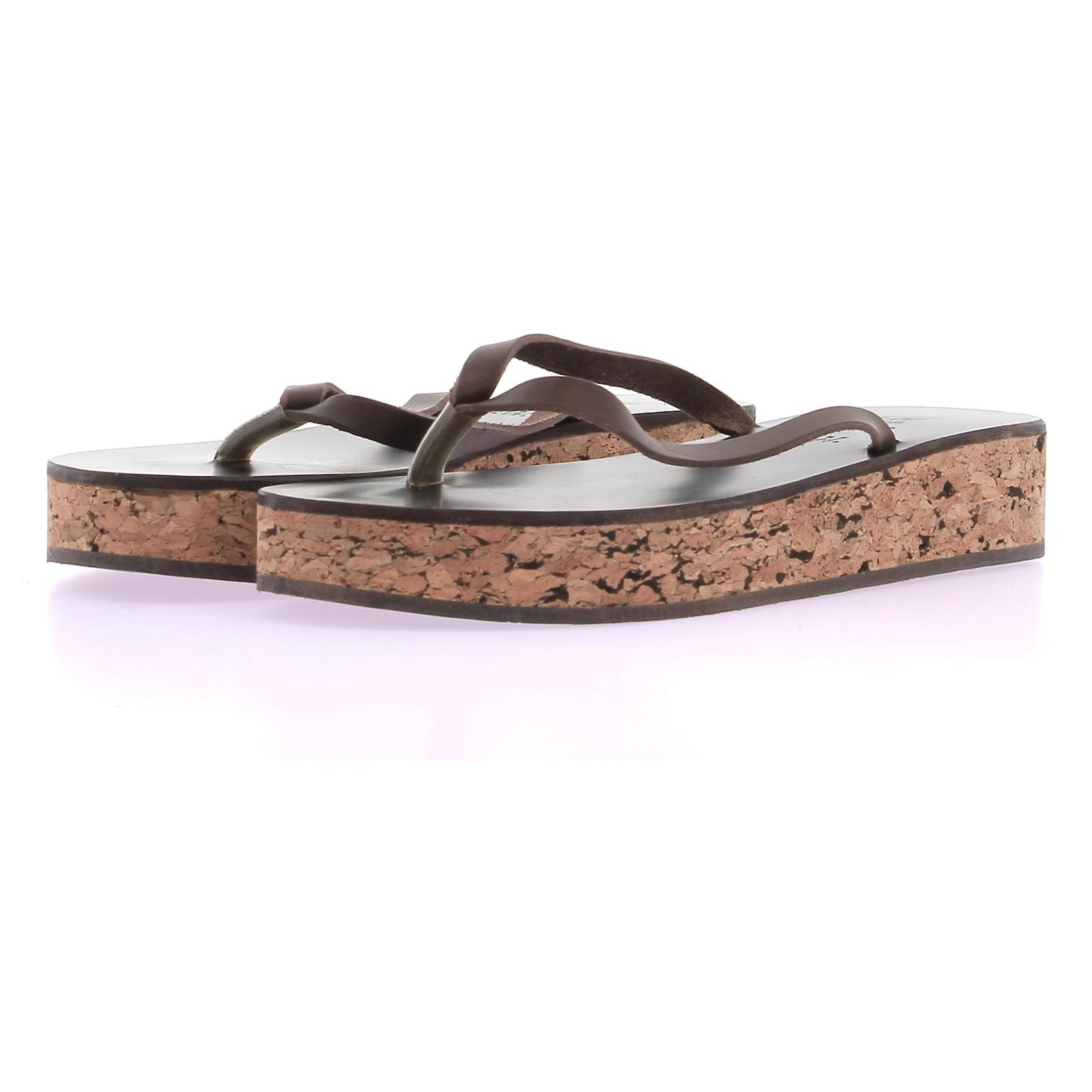 ANCIENT GREEK SANDALS Sandals T.EU 39 Leather Brown  ref.2122488