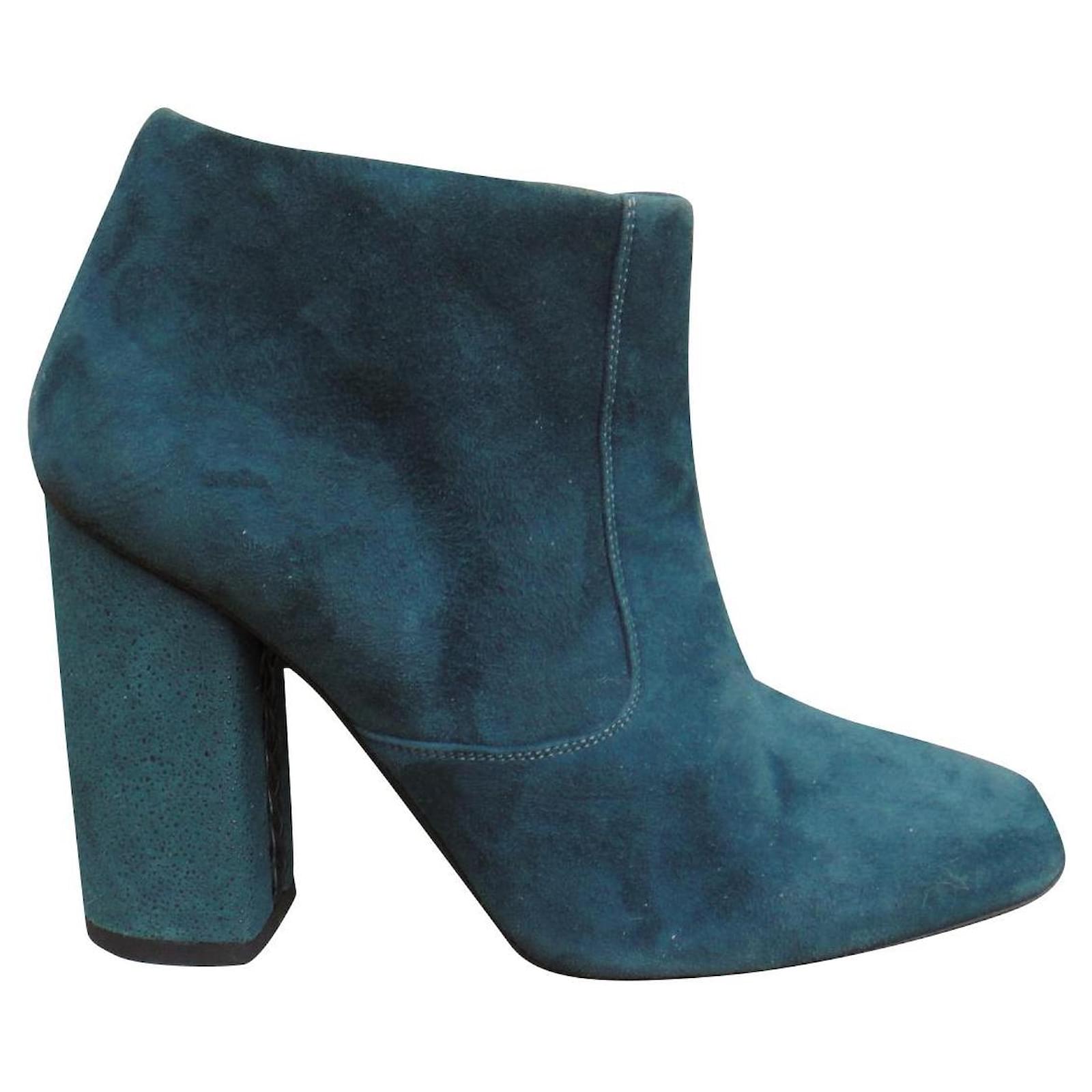Stéphane Kelian Stephane Kelian p boots 37 New condition Blue Deerskin  ref.429425