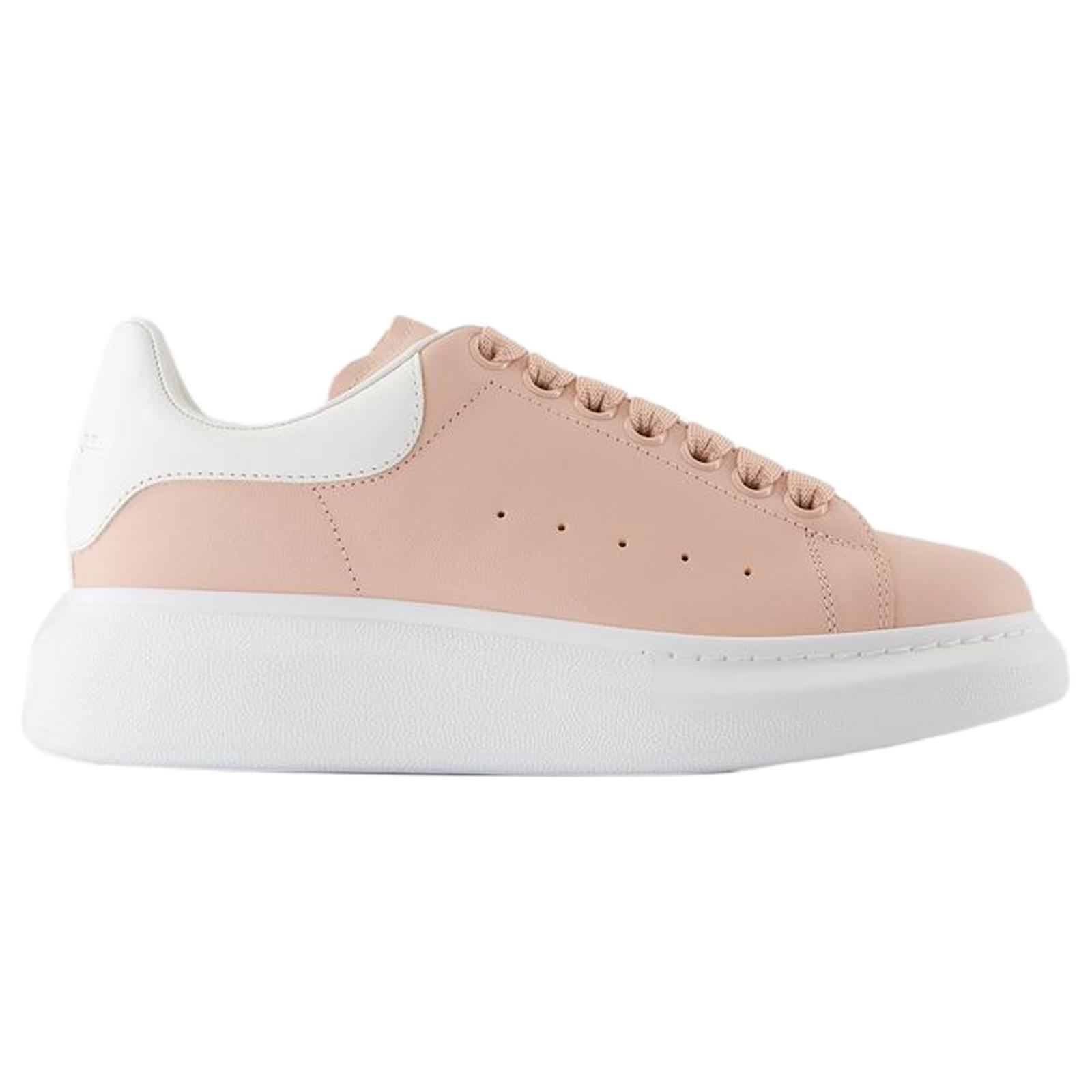 Sneakers Oversized - Alexander McQueen - Leather - Pink Pony-style calfskin  ref.2119566