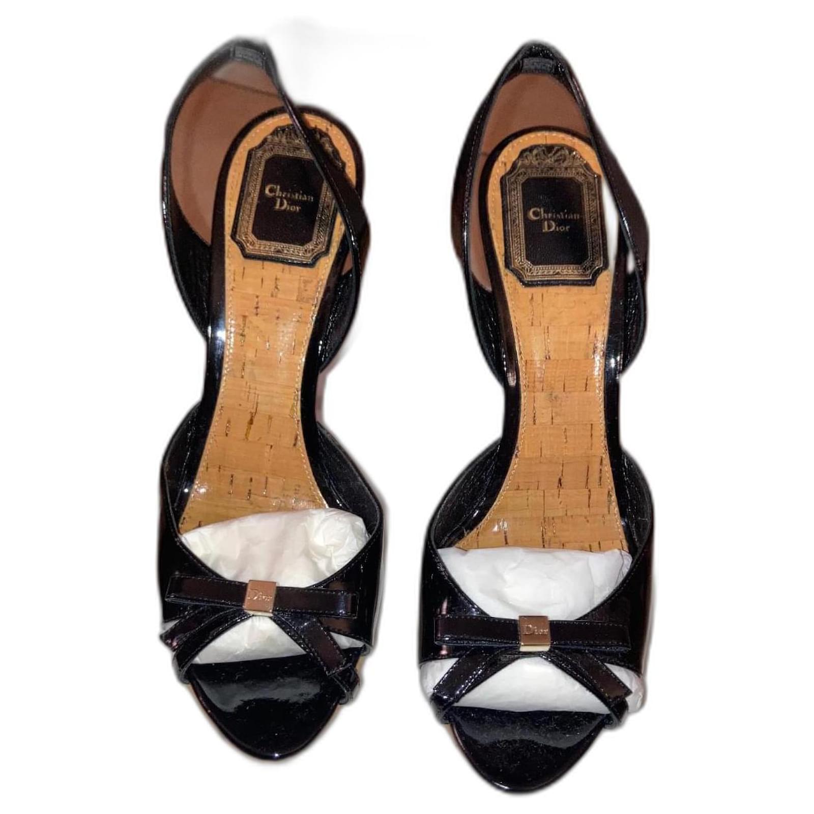 Dior Heels Black Patent leather  ref.1108466