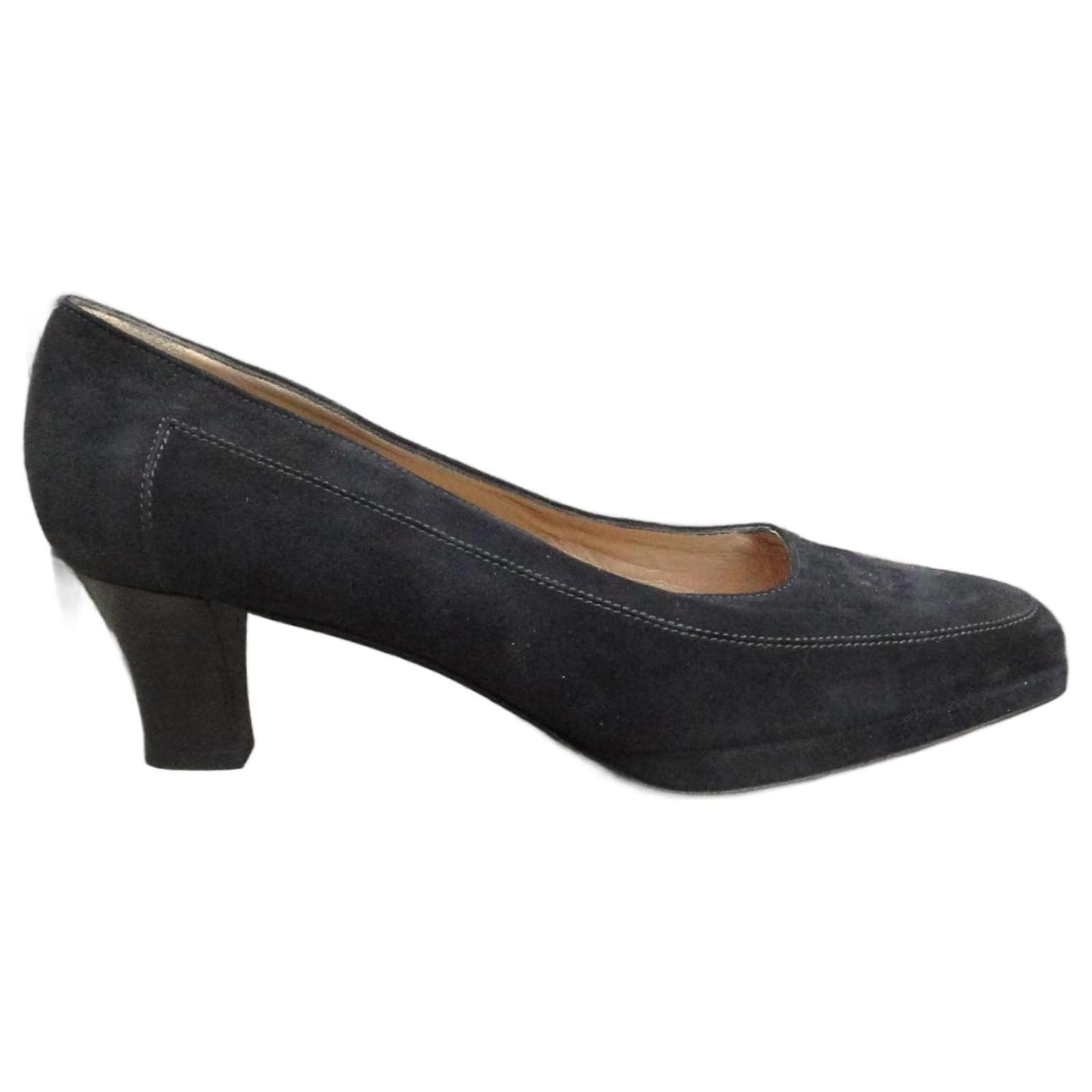 Sidonie Larizzi Heels Black Deerskin  ref.2112465