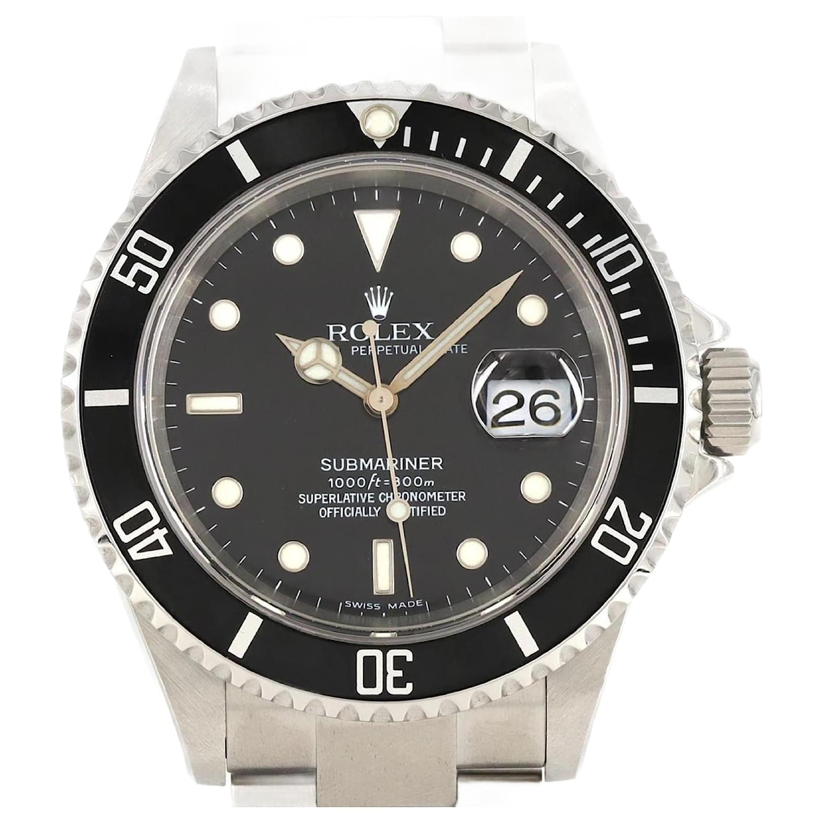 Rolex Submariner Date 16610 Stainless Steel Wristwatch  ref.2243784